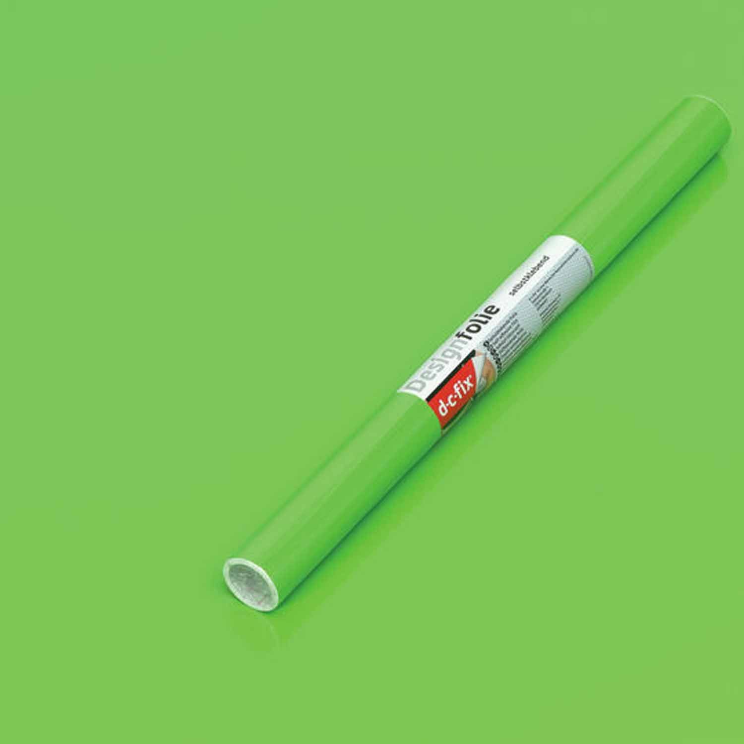 d-c-fix Möbelfolie Uni Lack apple - selbstklebende Dekofolie Klebefolie für Möbel Küche, Designfolie 200 x 45cm - zuschneidbar und rückstandslos entfernbar – Bild 4 von 4