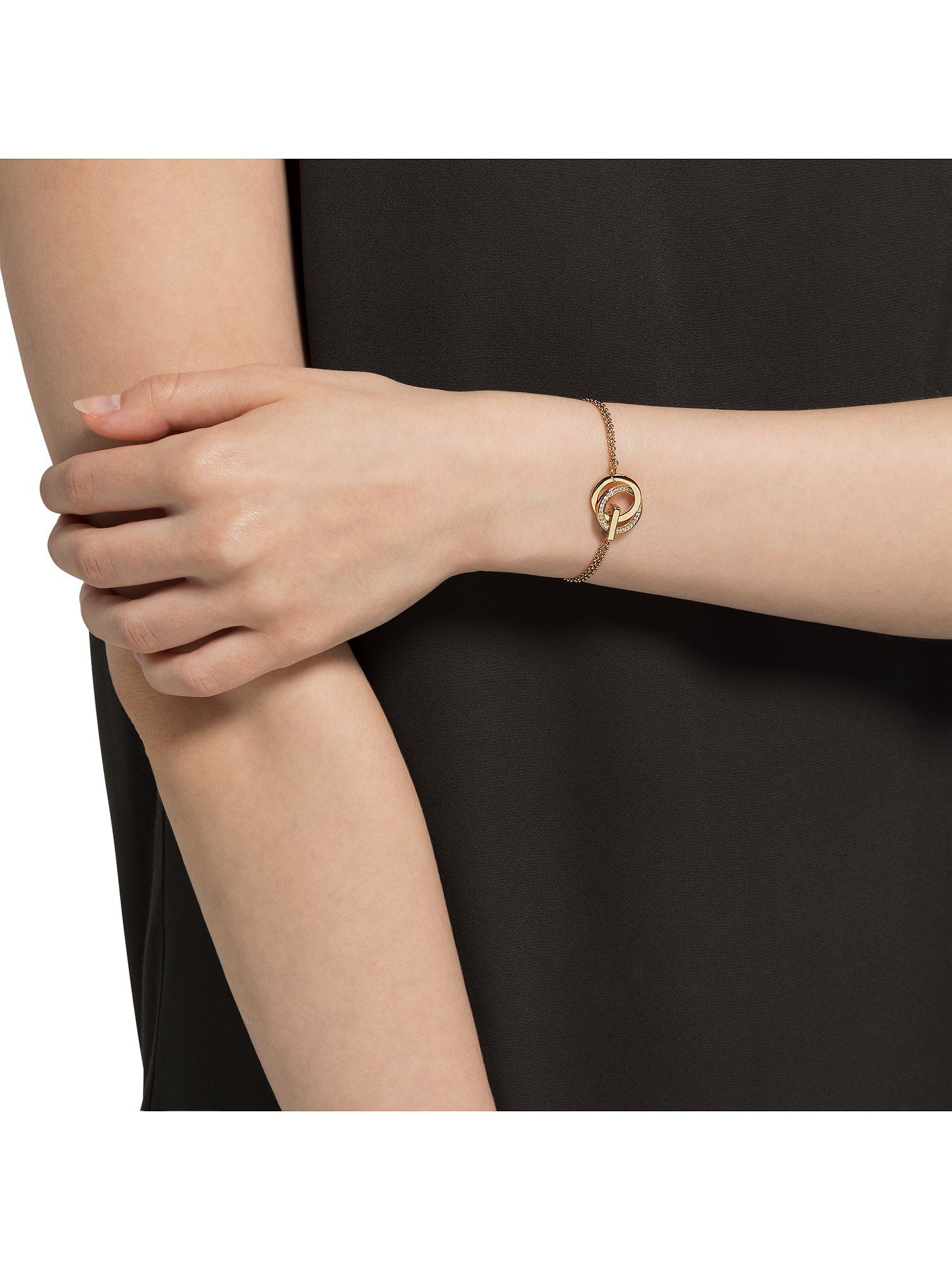 JETTE Armband JETTE Damen-Armband 925er Silber 30 Zirkonia, SWING
