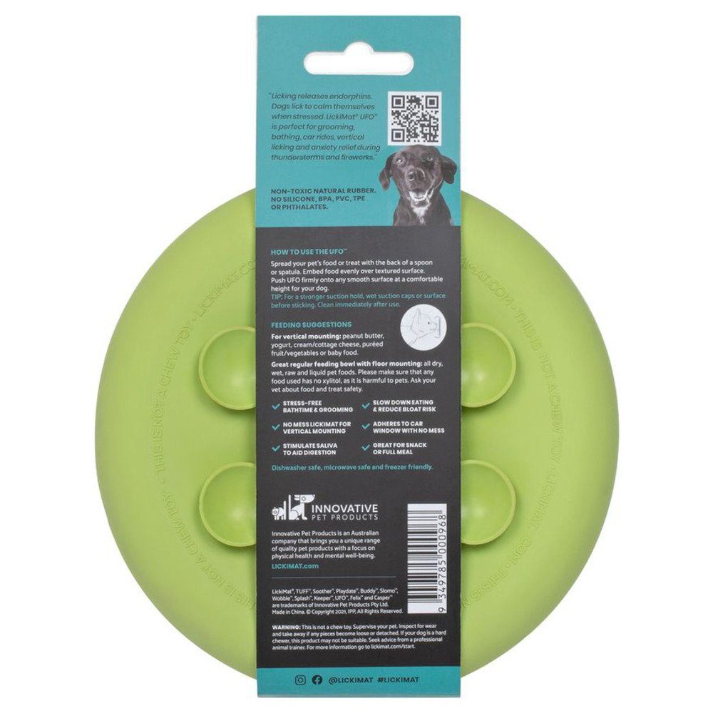 LickiMat Futternapf UFO green