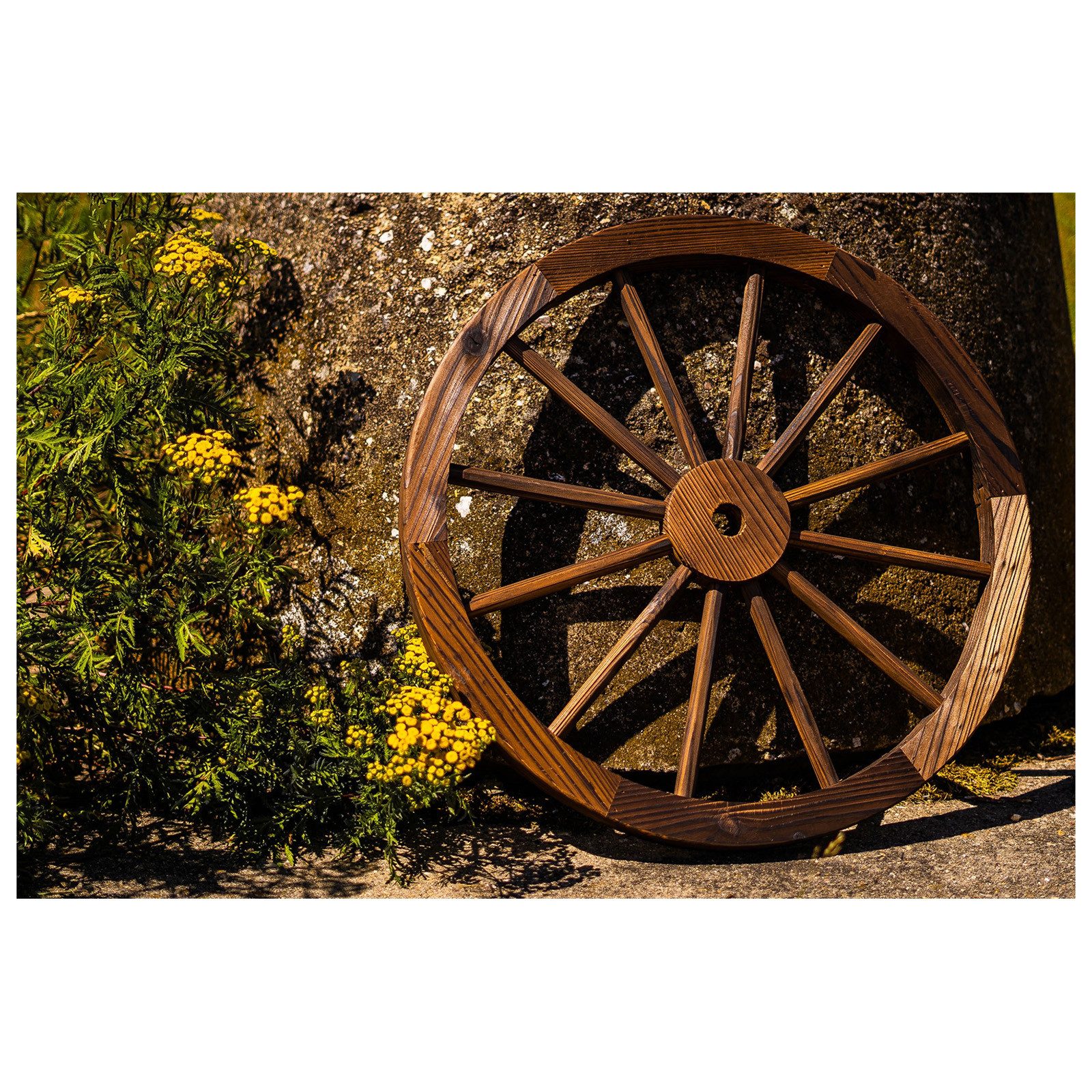 HTI-Line Gartenfigur Wagenrad Sommerset, (Stück, 1 günstig online kaufen