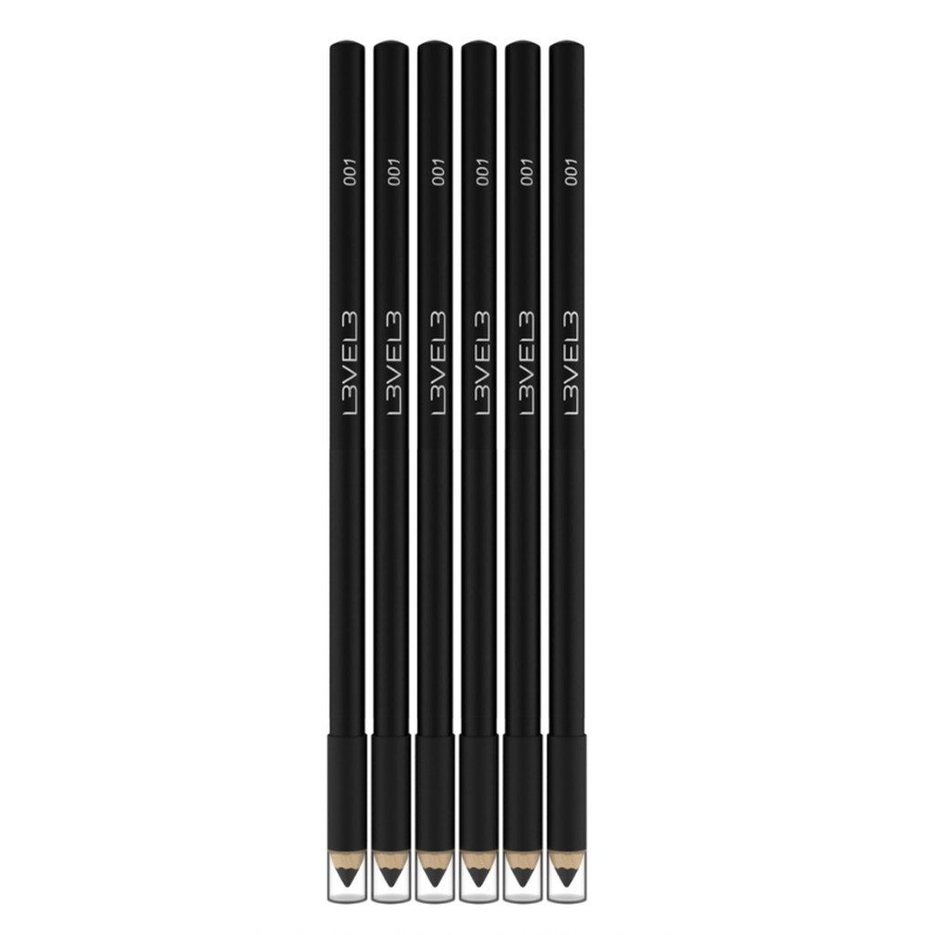L3VEL3™ Distribution and Corporate Haarfarbe L3Vel3 / Lv3 – Liner-Set, 6 Stück – Farbe: Schwarz, Set mit 6 Stück, 6-tlg., 6-teiliges Liner-Set, Präzises Auftragen, ultraweiche Konsistenz & kräftige Pigmentierung
