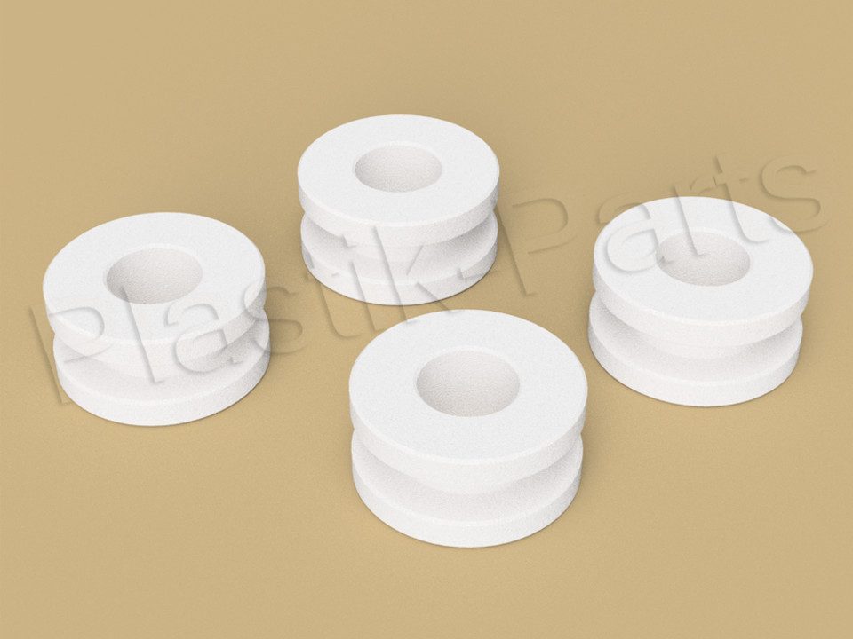Plastik Parts Gewächshaustür 4er Set Laufrolle Gewächshaus Tür klein Laufrollen Gewächshaustür