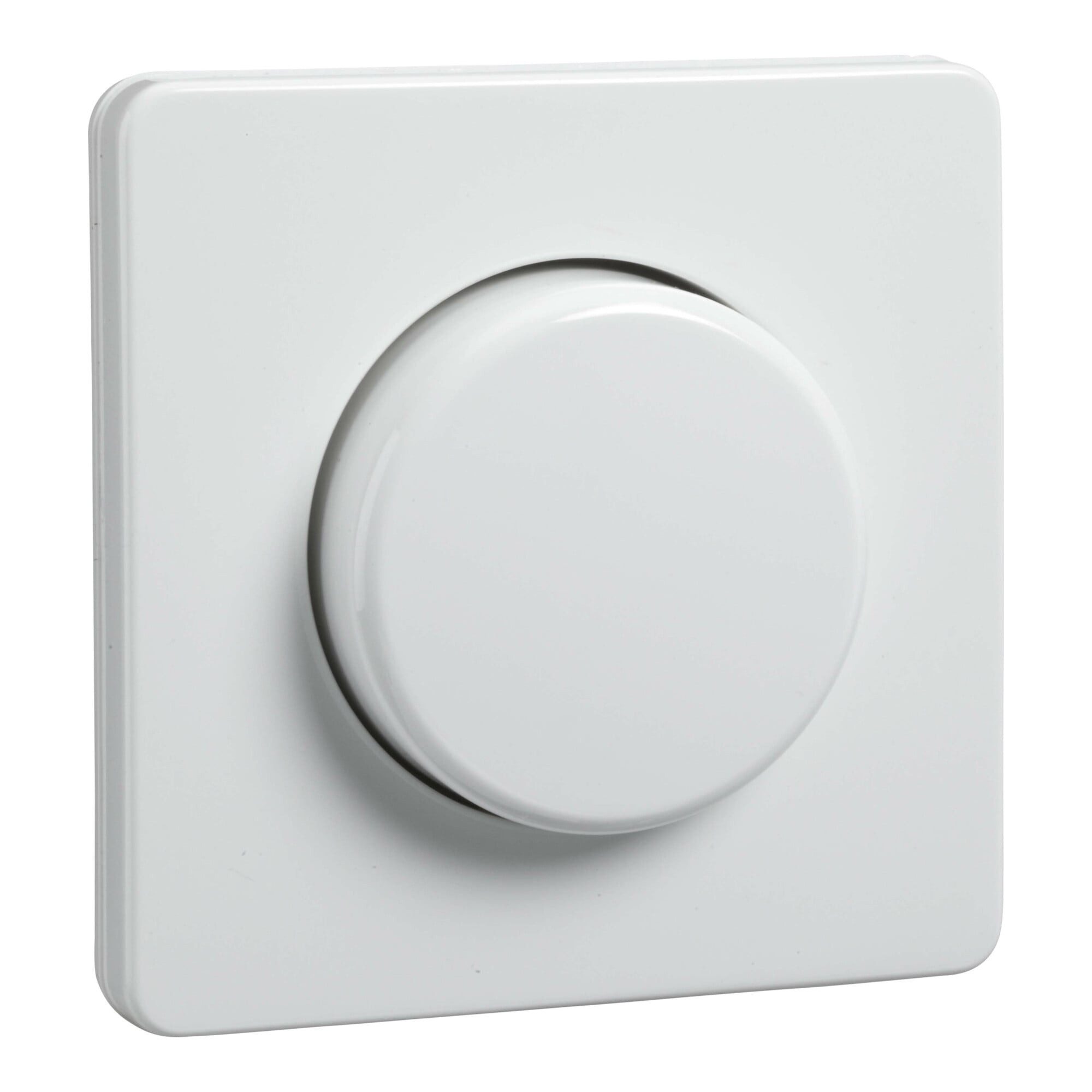 Schneider Elso Dimmer-Zentralplatte m.Drehknopf, rws ELG227014