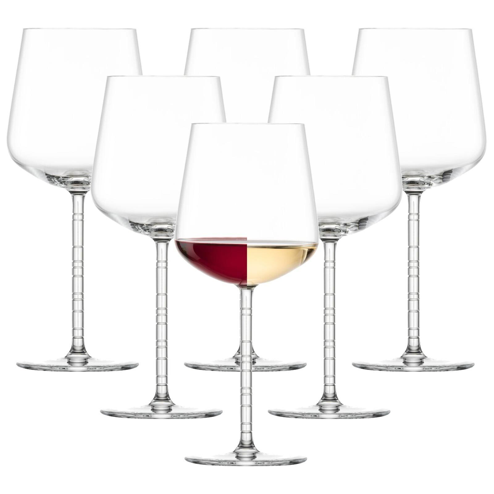 Zwiesel Glas Weinglas Journey Allround Weingläser 608 ml 6er Set, Glas