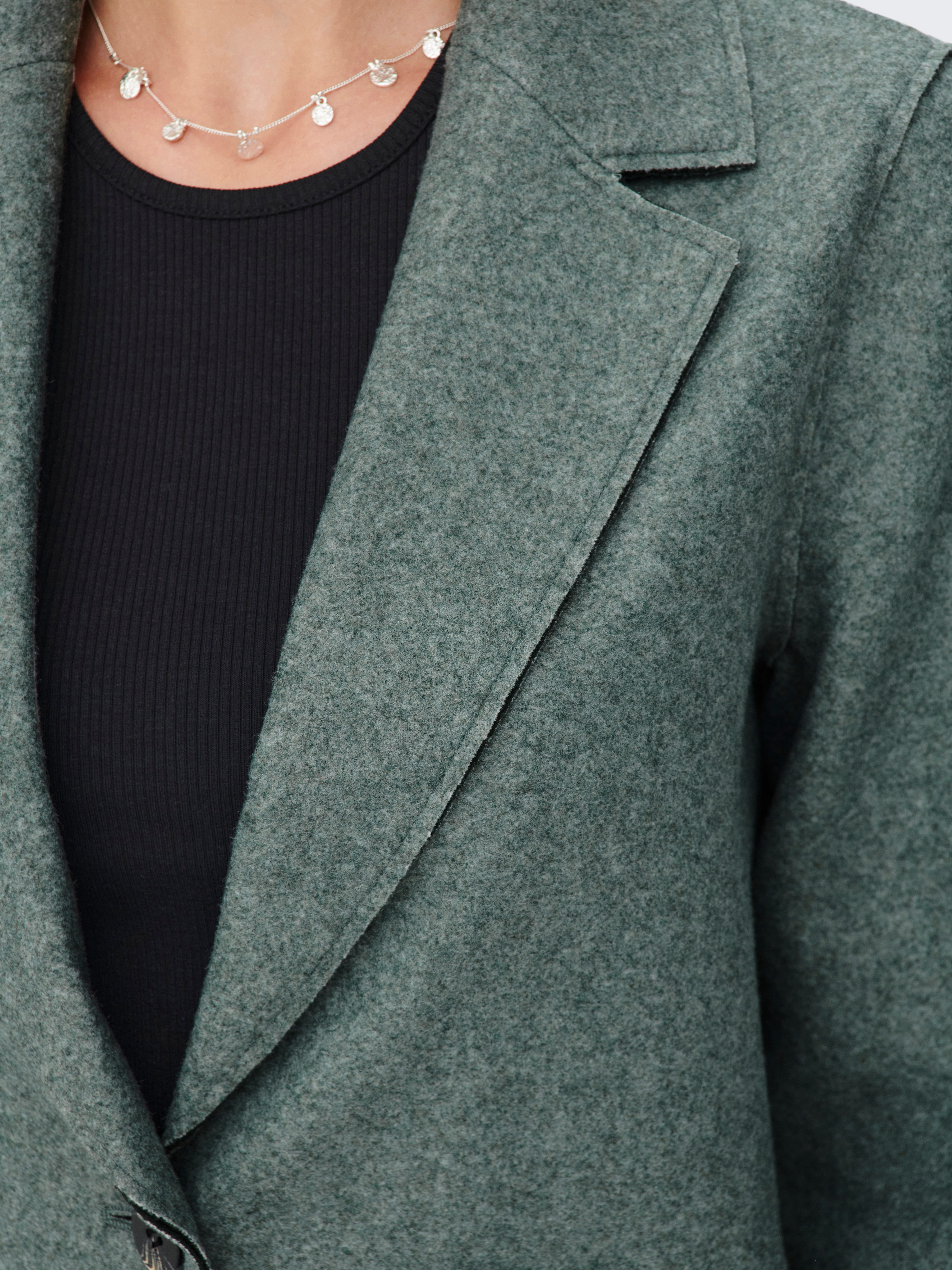 ONLY Langmantel ONLCARRIE BONDED COAT OTW NOOS Polyester, lässig weit