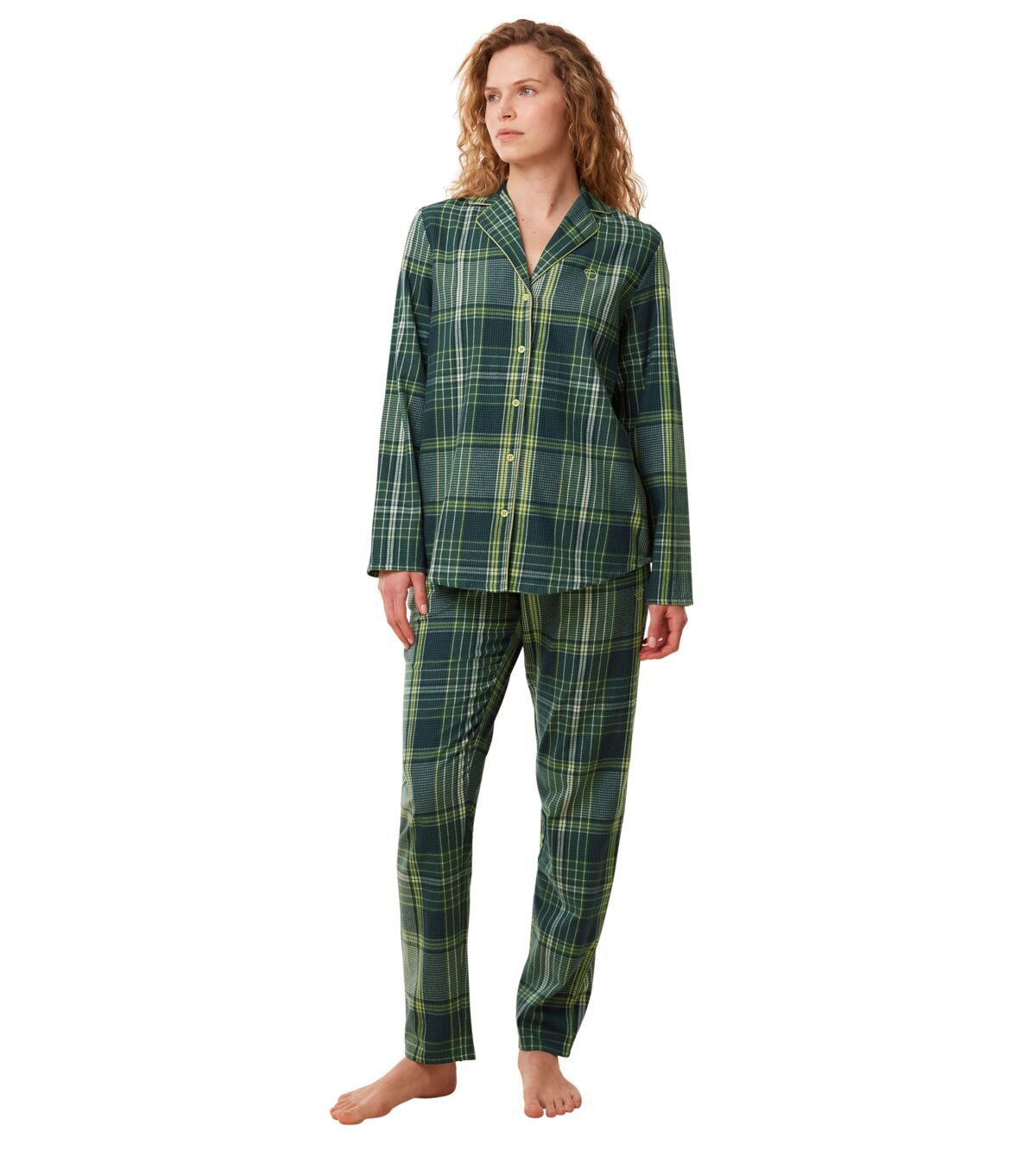 Triumph Pyjama Triumph Damen Pyjama 10216554 Green (1 Stück, 1 tlg., 1 Stüc günstig online kaufen