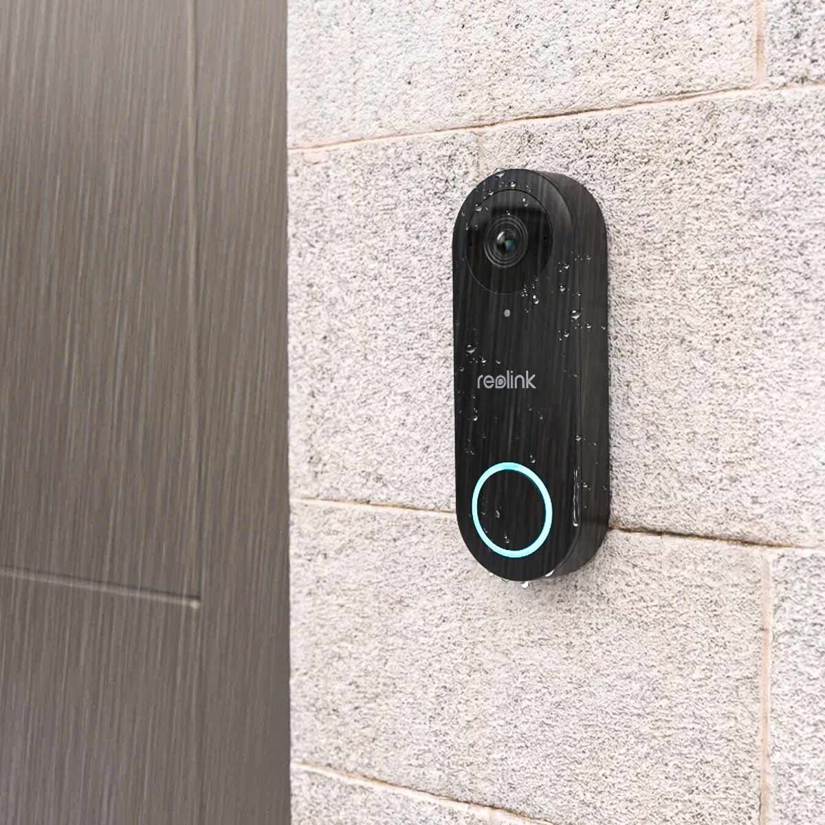 Reolink Video-Türsprechanlage D340W Video Doorbell WiFi 5 MP Video-Türklingel mit Gong (2-tlg., Personenerkennung)