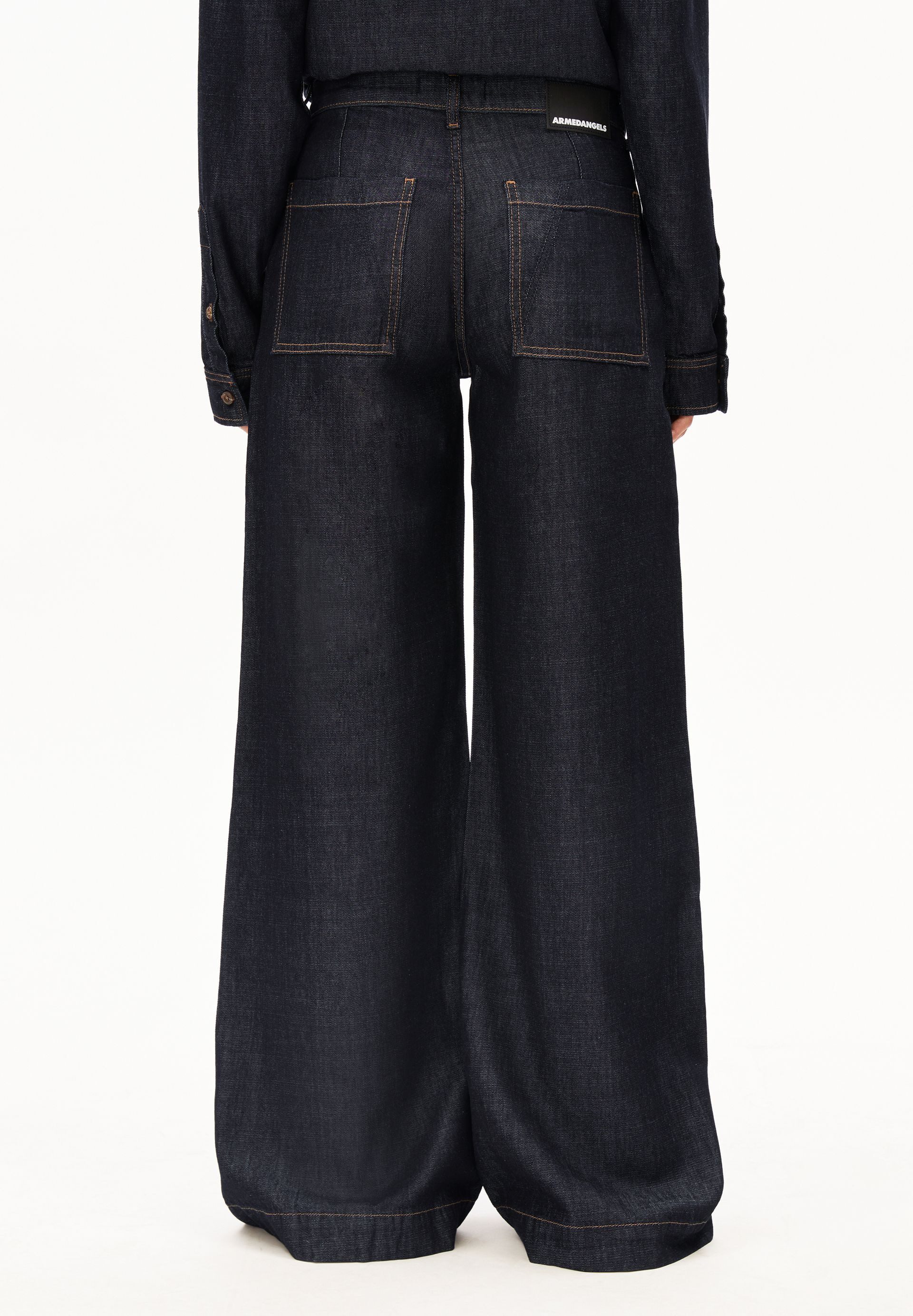 Armedangels Stoffhose ASTRAEAAS Hose aus Baumwoll-Lyocell-Mix (Mid waist, Loose Fit) – Bild 4 von 5