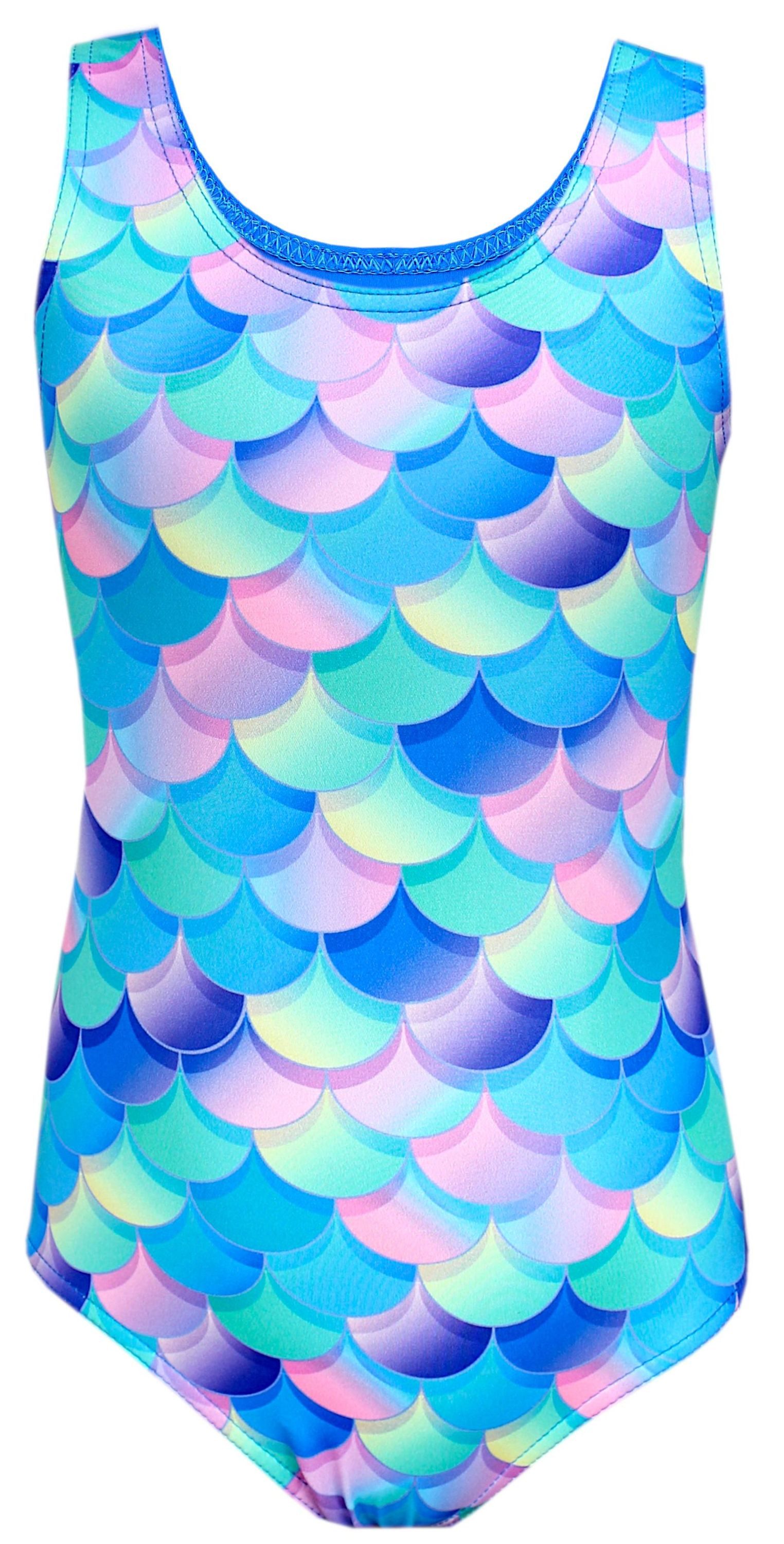 Aquarti Badeanzug Aquarti Mädchen Badeanzug mit Ringerrücken Print