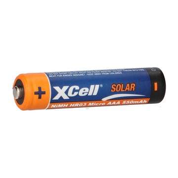 XCell XCell Solar Akkus X550AAA Micro Ni-MH 1,2V 550mAh 2er Blister Akku