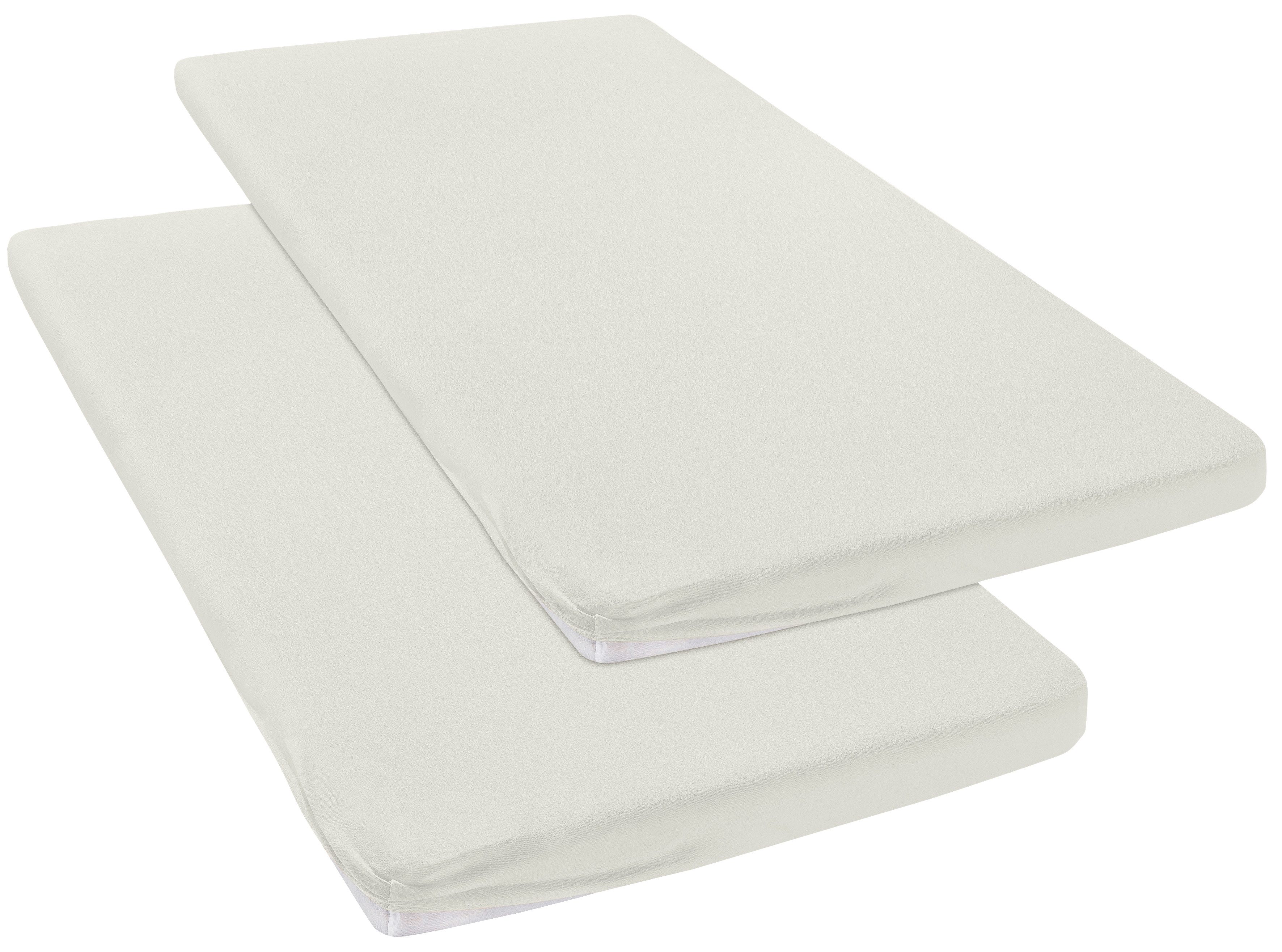 OTTO home Spannbettlaken Physalis Topper COMFORT, Jersey, Gummizug: rundum, (2 Stück), bis 10 cm Höhe, Bettlaken, Laken, in Comfort & Premium Qualität – Bild 2 von 4