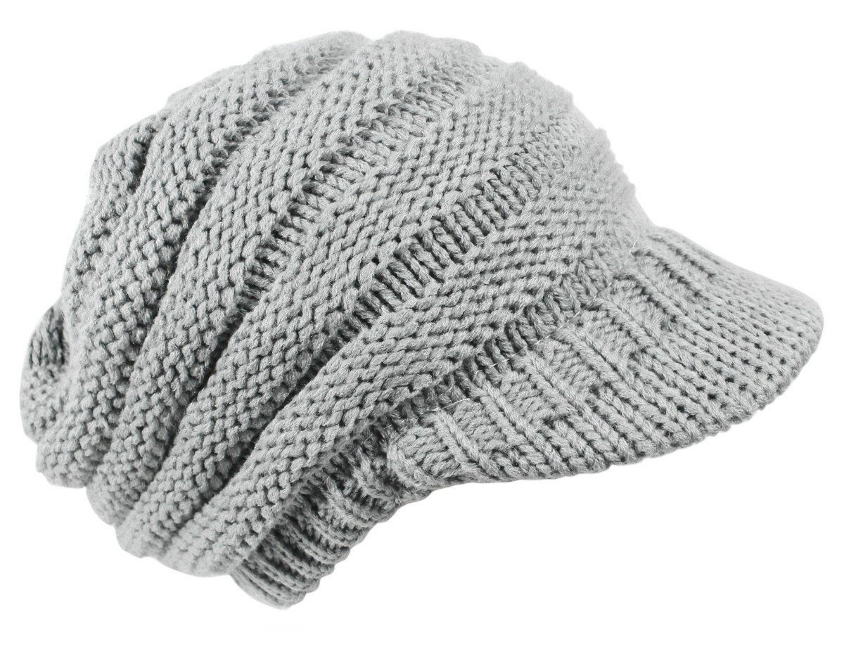 dy_mode Strickmütze Damen Schirmmütze Einfarbig mit günstig online kaufen