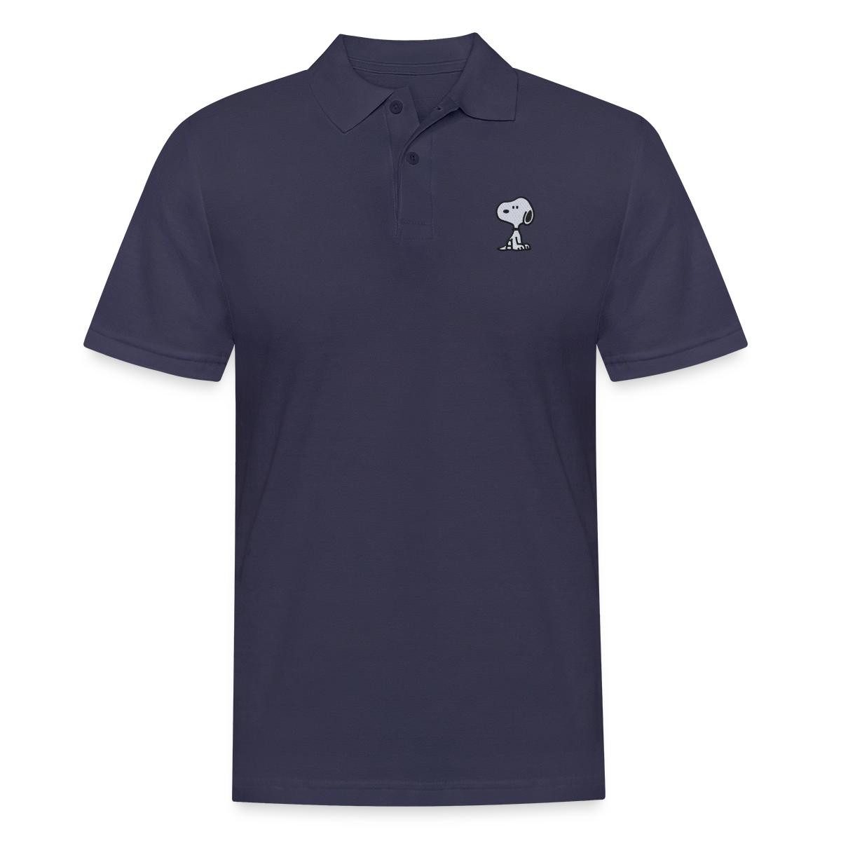 Spreadshirt Poloshirt Peanuts Snoopy Stick Niedlich Herren Poloshirt (1-tlg)