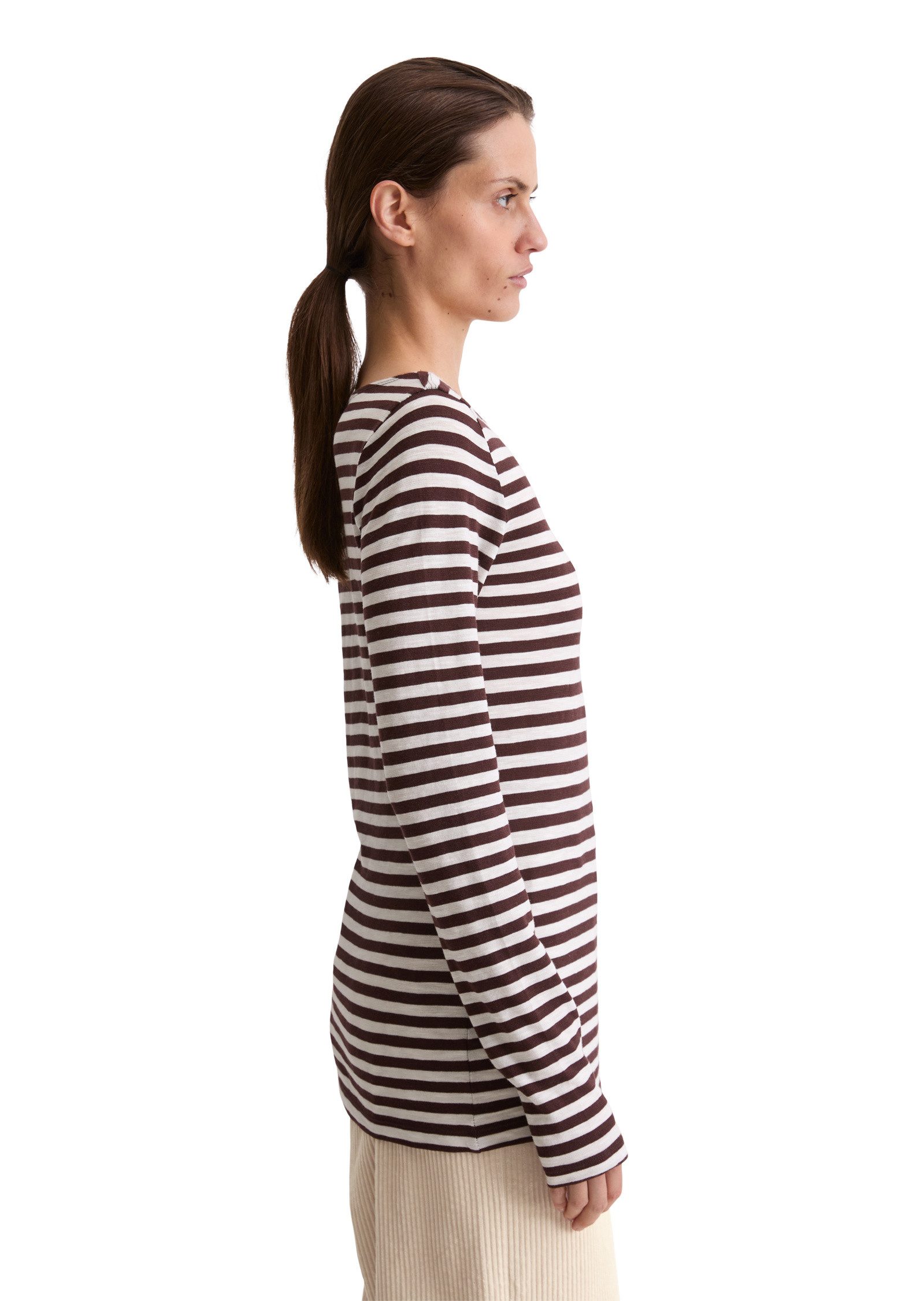 Marc O'Polo Langarmshirt aus Slubjersey günstig online kaufen