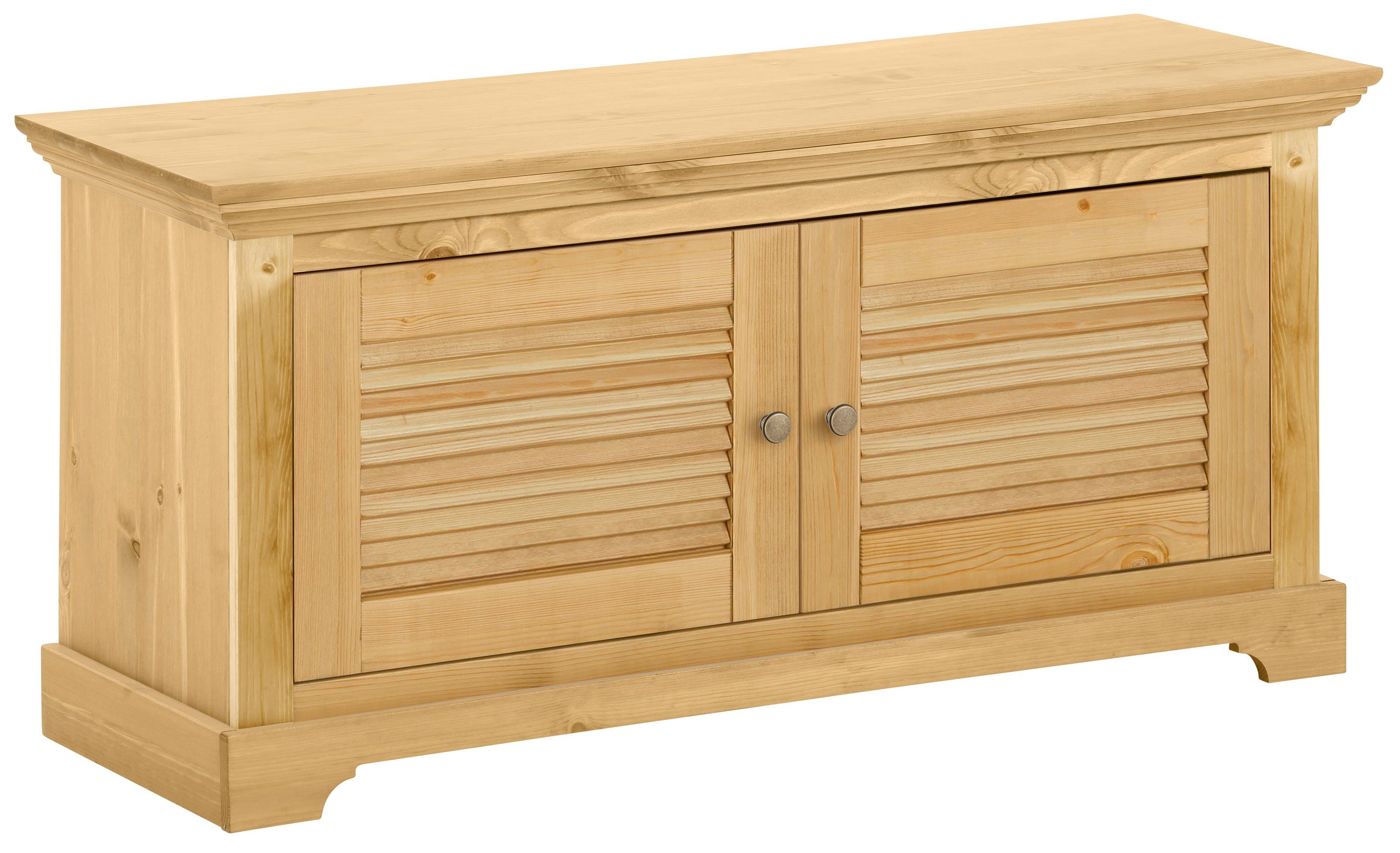 OTTO home Schuhbank Ayanna, Bank, Sitzbank, im Landhausstil, FSC®, Sitzbank aus massiver Kiefer, FSC®, Breite 110 cm, Sitzhöhe 53 cm – Bild 2 von 5