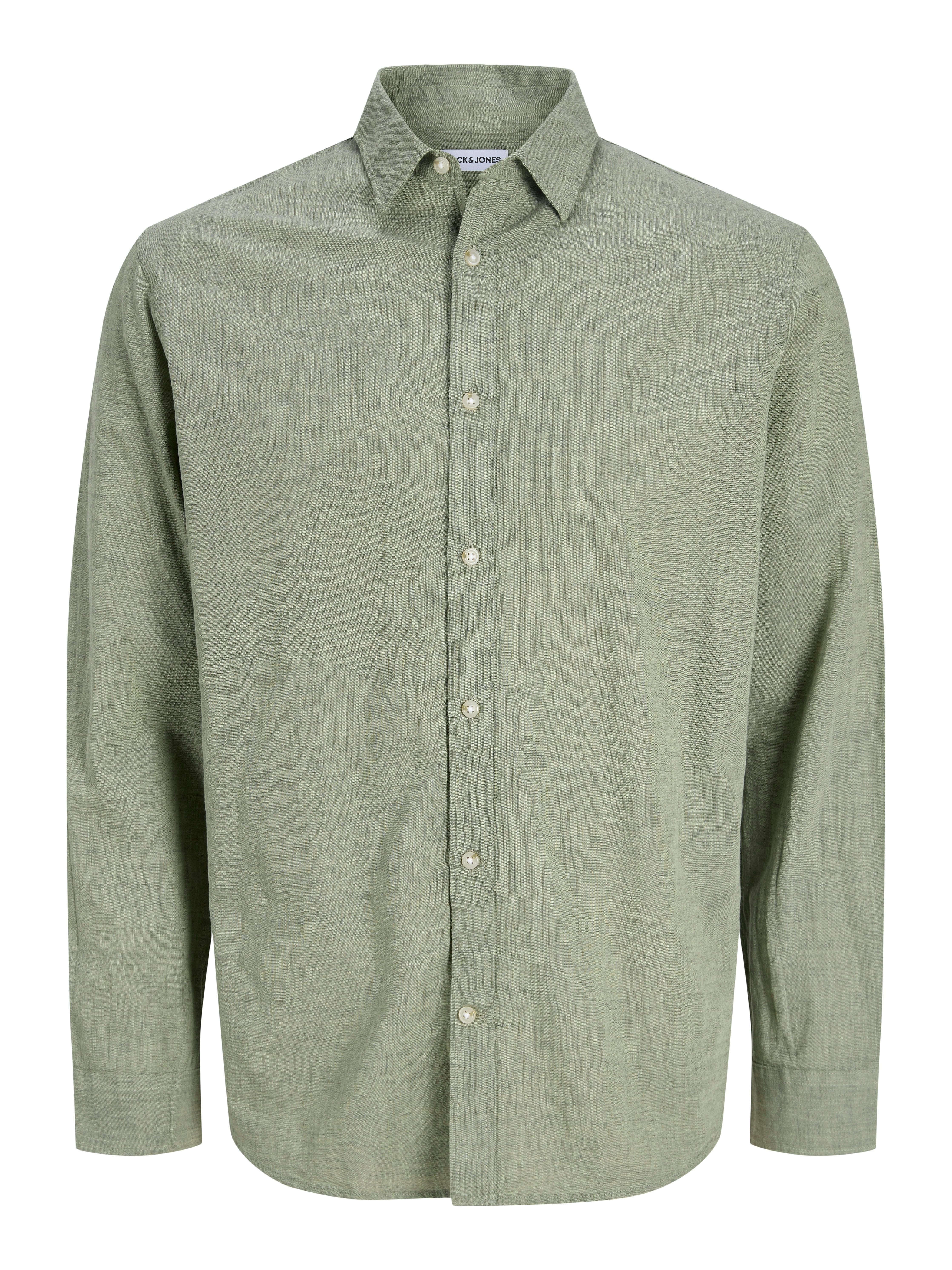 Jack & Jones Langarmhemd JJESUMMER LINEN BLEND SHIRT L/S SN Baumwollmischun günstig online kaufen