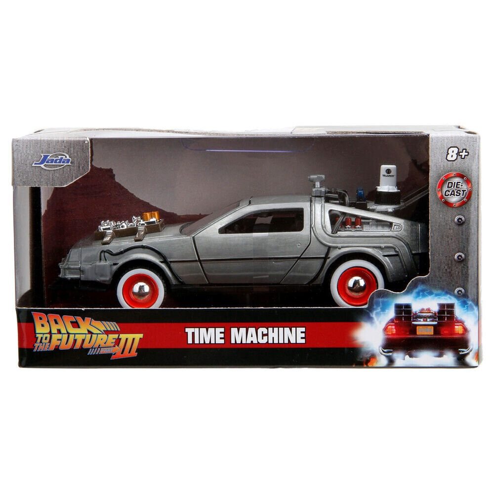 JADA Modellauto Zurück in die Zukunft III Time Machine dLorean Autorean