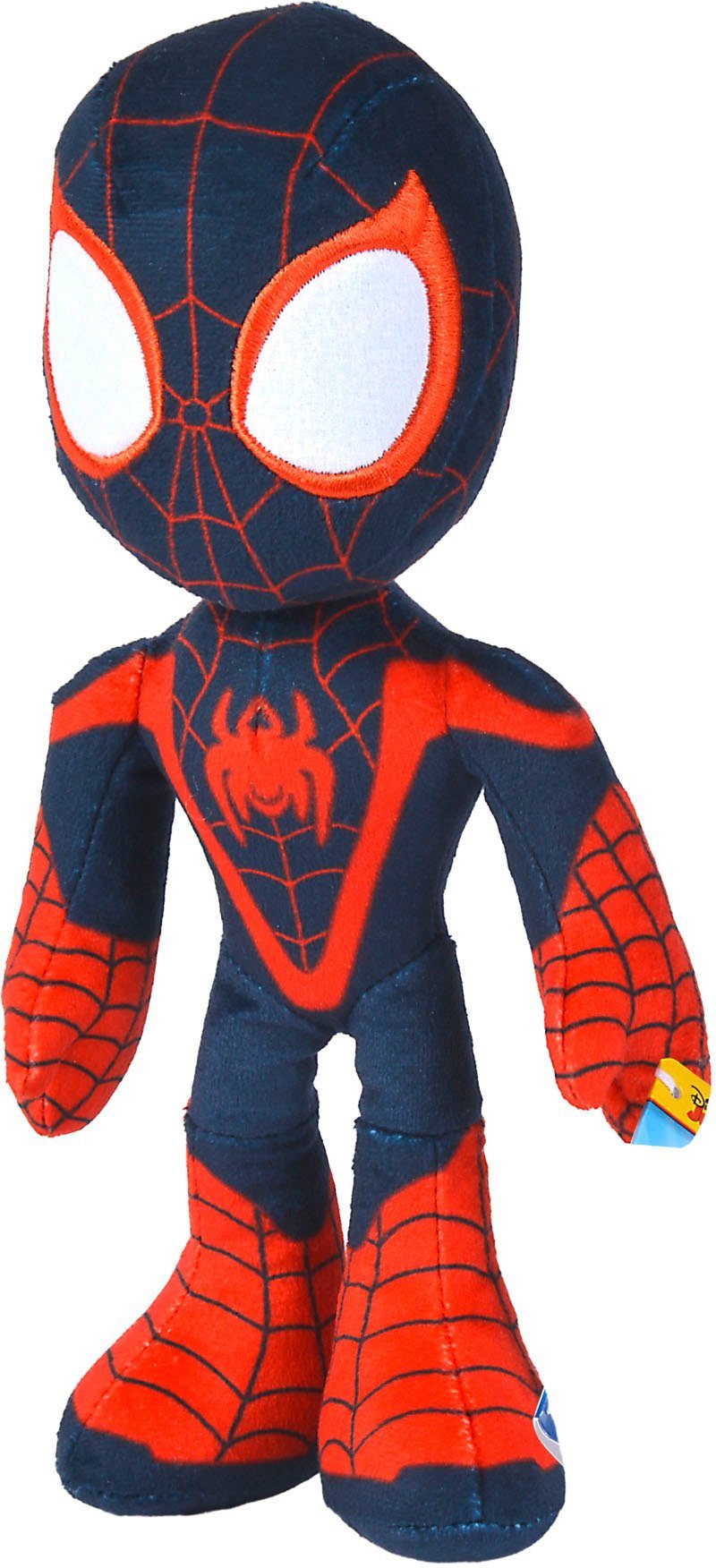 SIMBA Kuscheltier Disney Marvel Miles Morales, Glow in the Dark, 25 cm, mit Glow in the Dark Augen