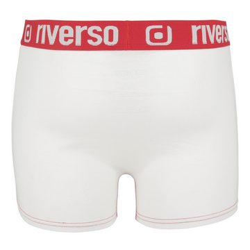 riverso Boxershorts Herren Retroshorts RIVOle Unterhosen (Vorteilspack, 6-St) Basic Boxer mit Stretch