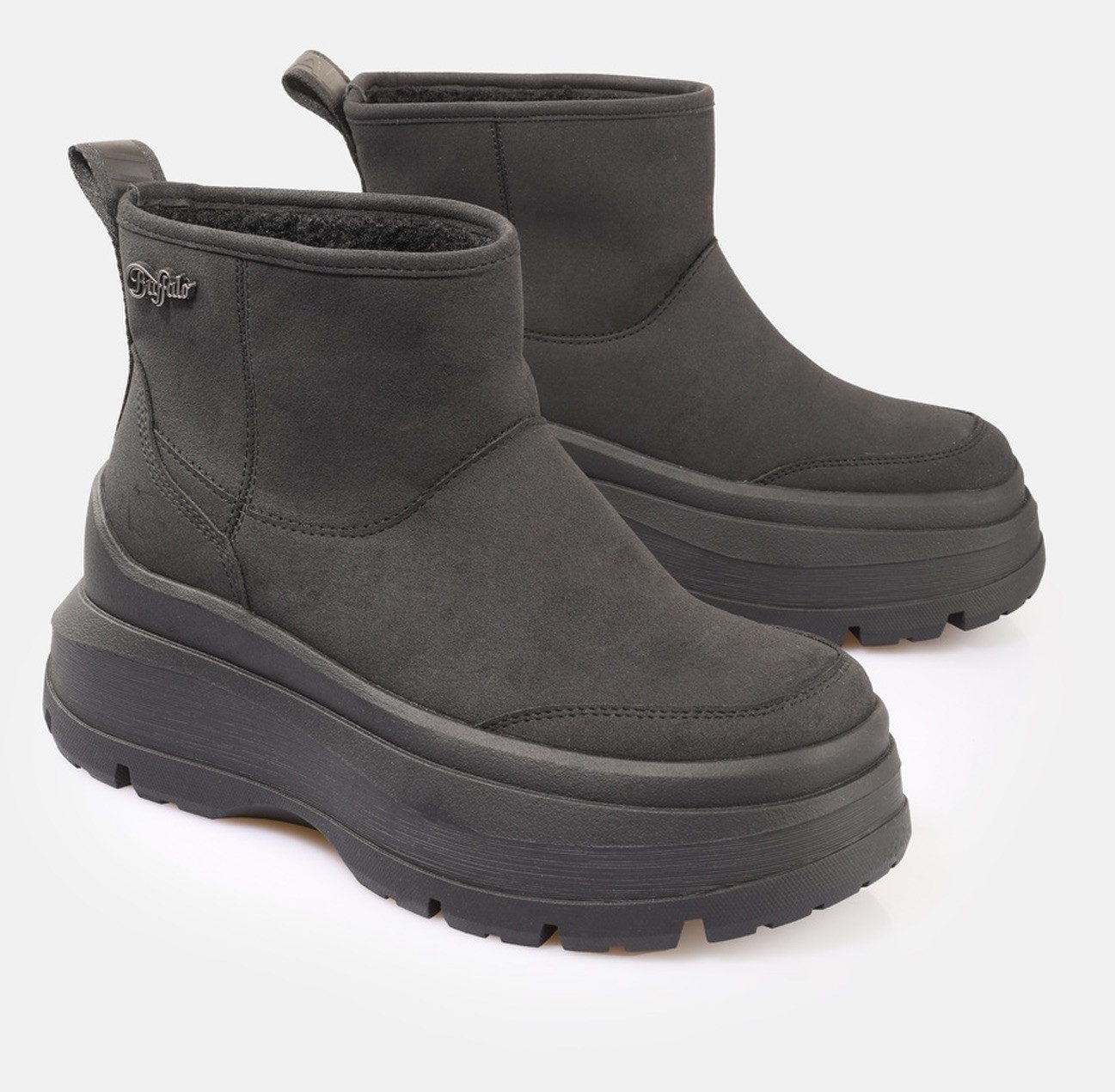 Buffalo Olympia Pull On LO Warm Winterboots Schlupfboots, Чоботиette, Casual-Boots mit Memory Foam