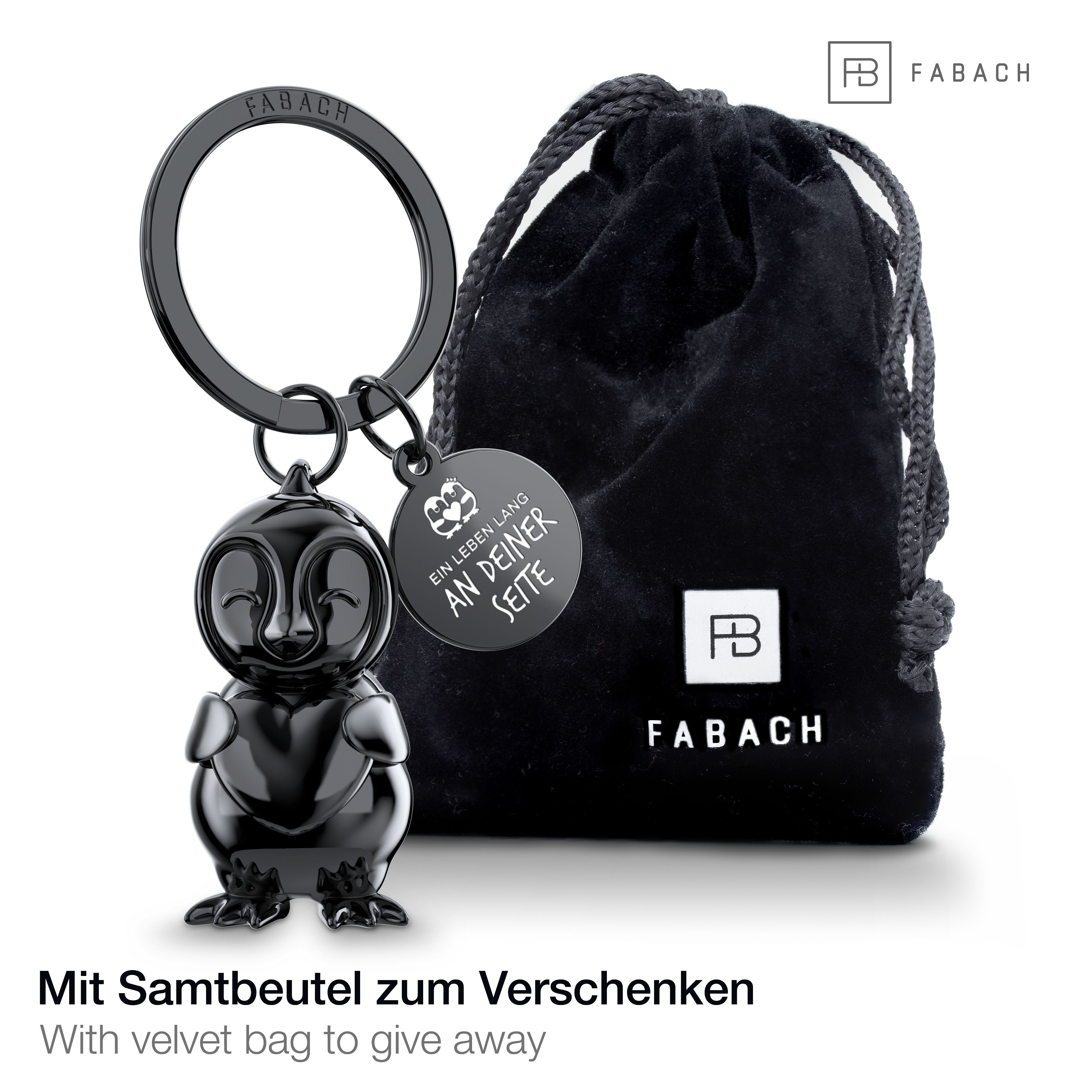 FABACH Schlüsselanhänger Pinguin Glücksbringer Frosty mit Herz - Geschenk F günstig online kaufen