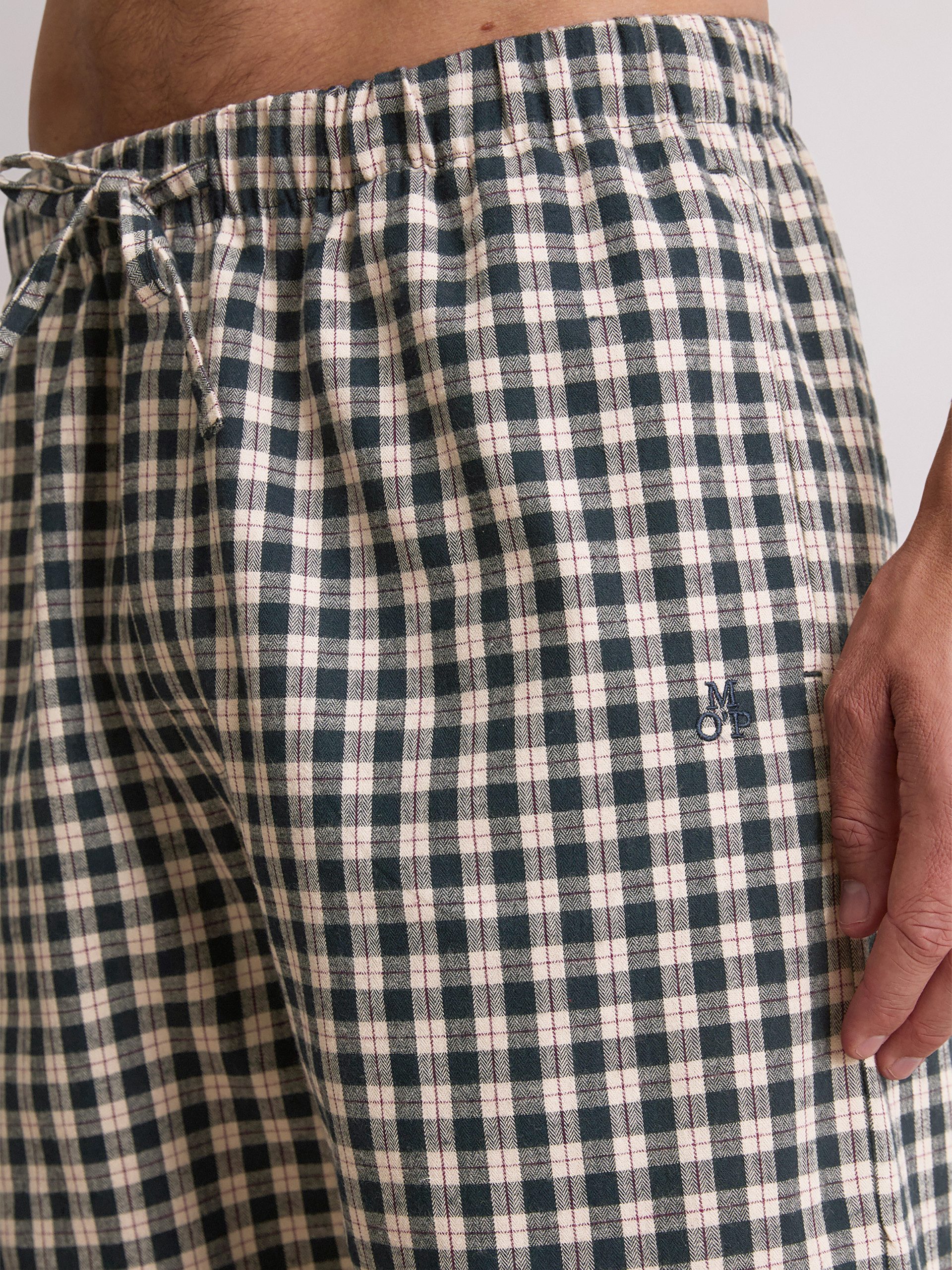 Marc O'Polo Pyjamahose Cozy Flannel schlaf-hose pyjama schlafmode