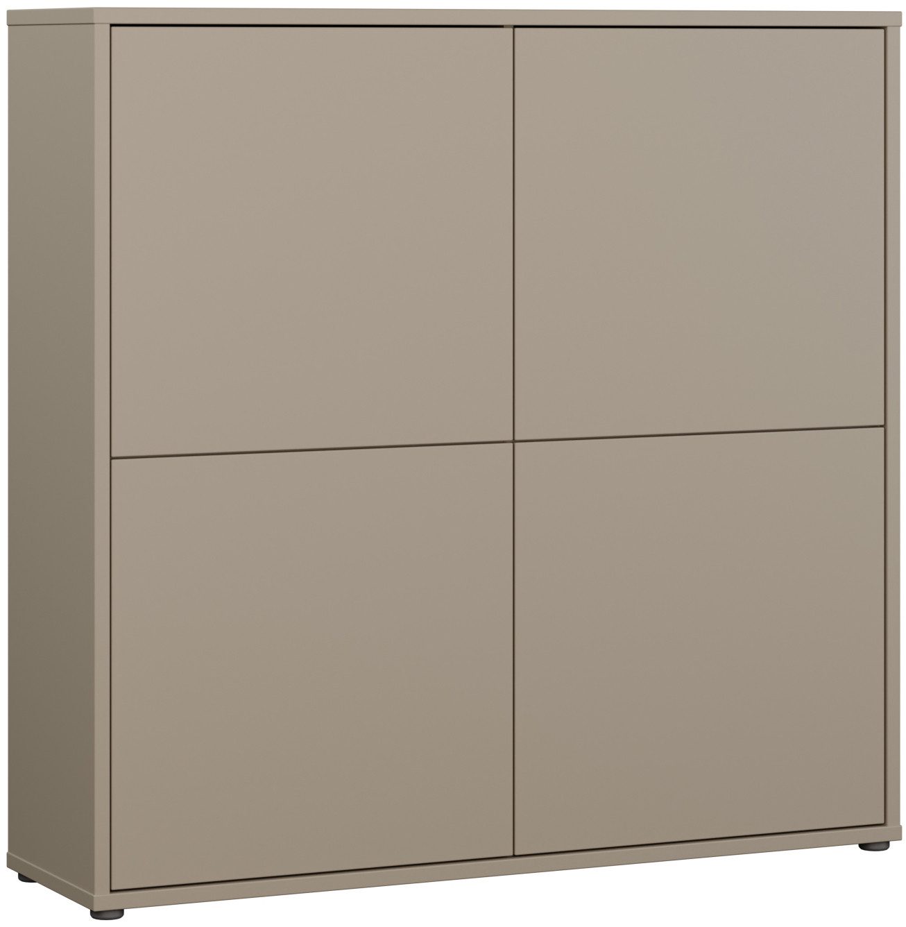 FORTE Highboard, Grifflos,Push to open, Stauraum