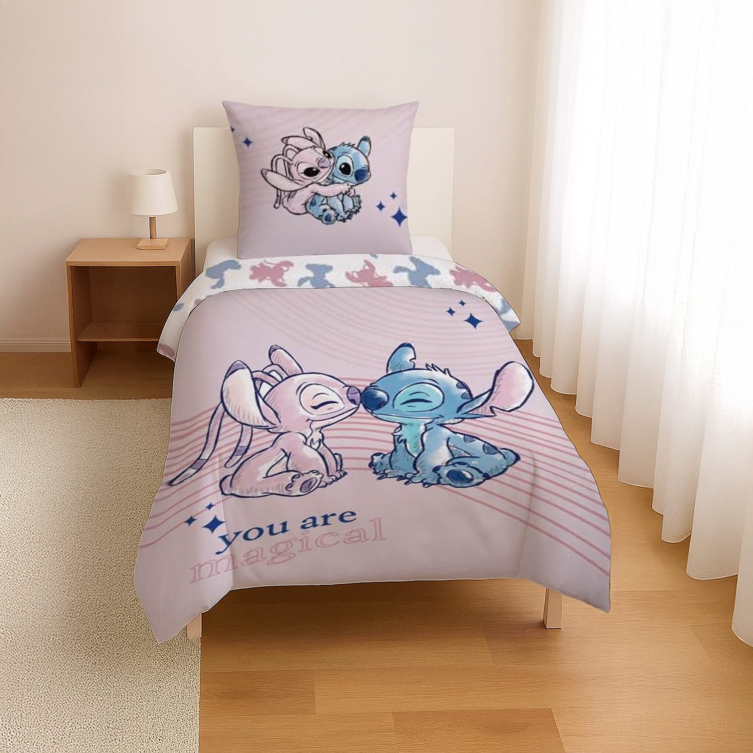 BrandMac Kinderbettwäsche Disney Lilo & Stitch Bettwäsche Set You Are Magic günstig online kaufen