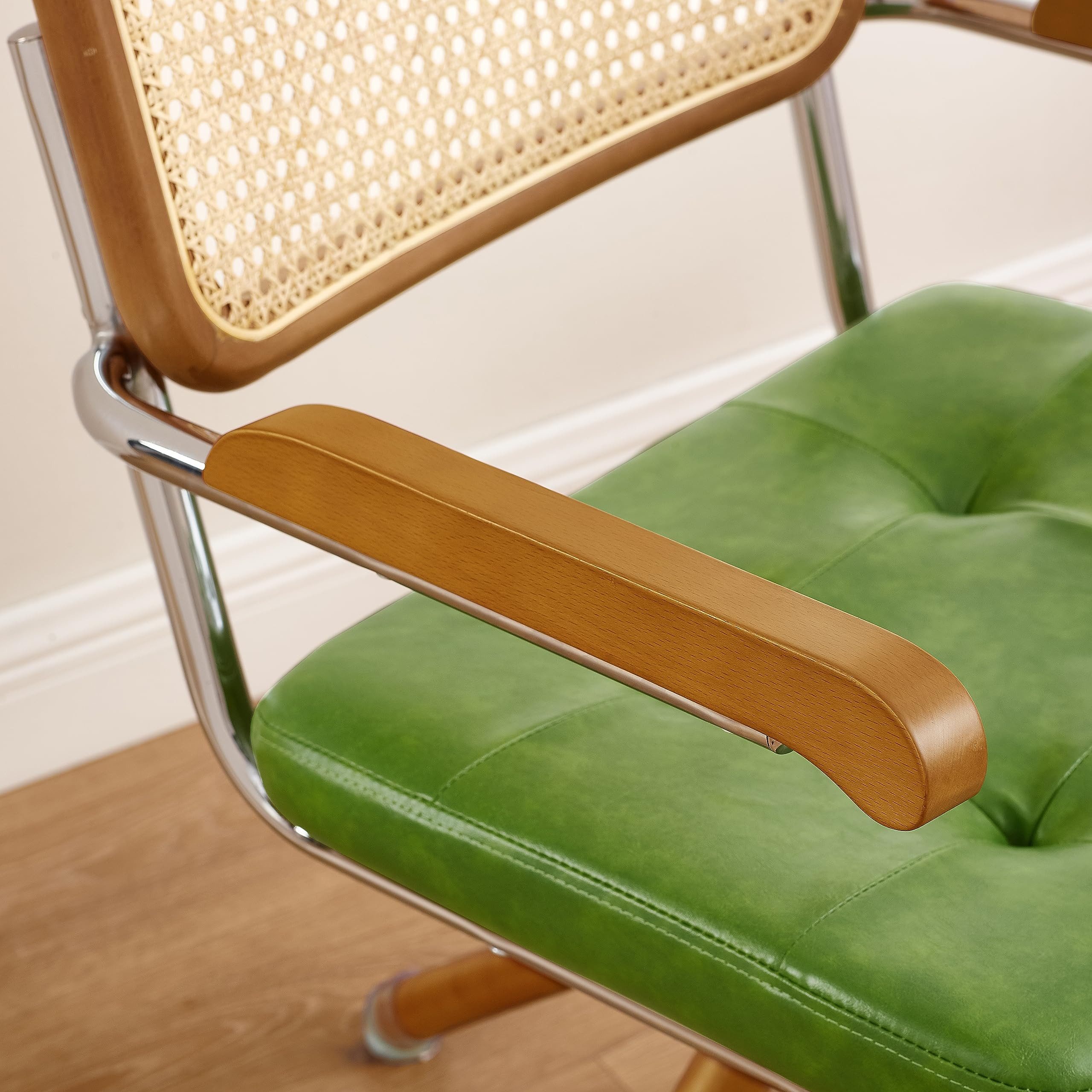 Art Leon Esszimmerstuhl CC058 (Mid Century Modern Drehstuhl ohne Rollen Far günstig online kaufen