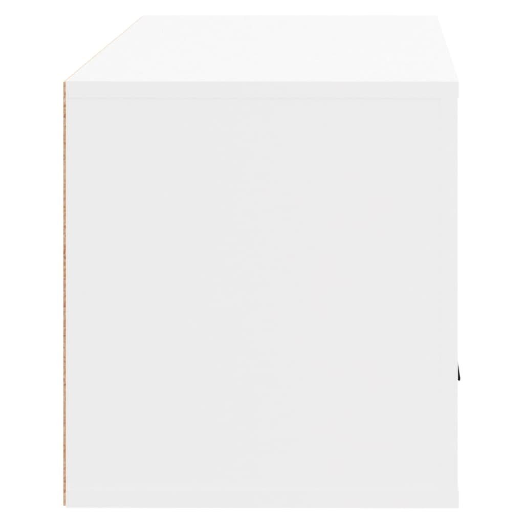 furnicato Schuhschrank Wand-Weiß 70x35x38 Holzwerkstoff cm