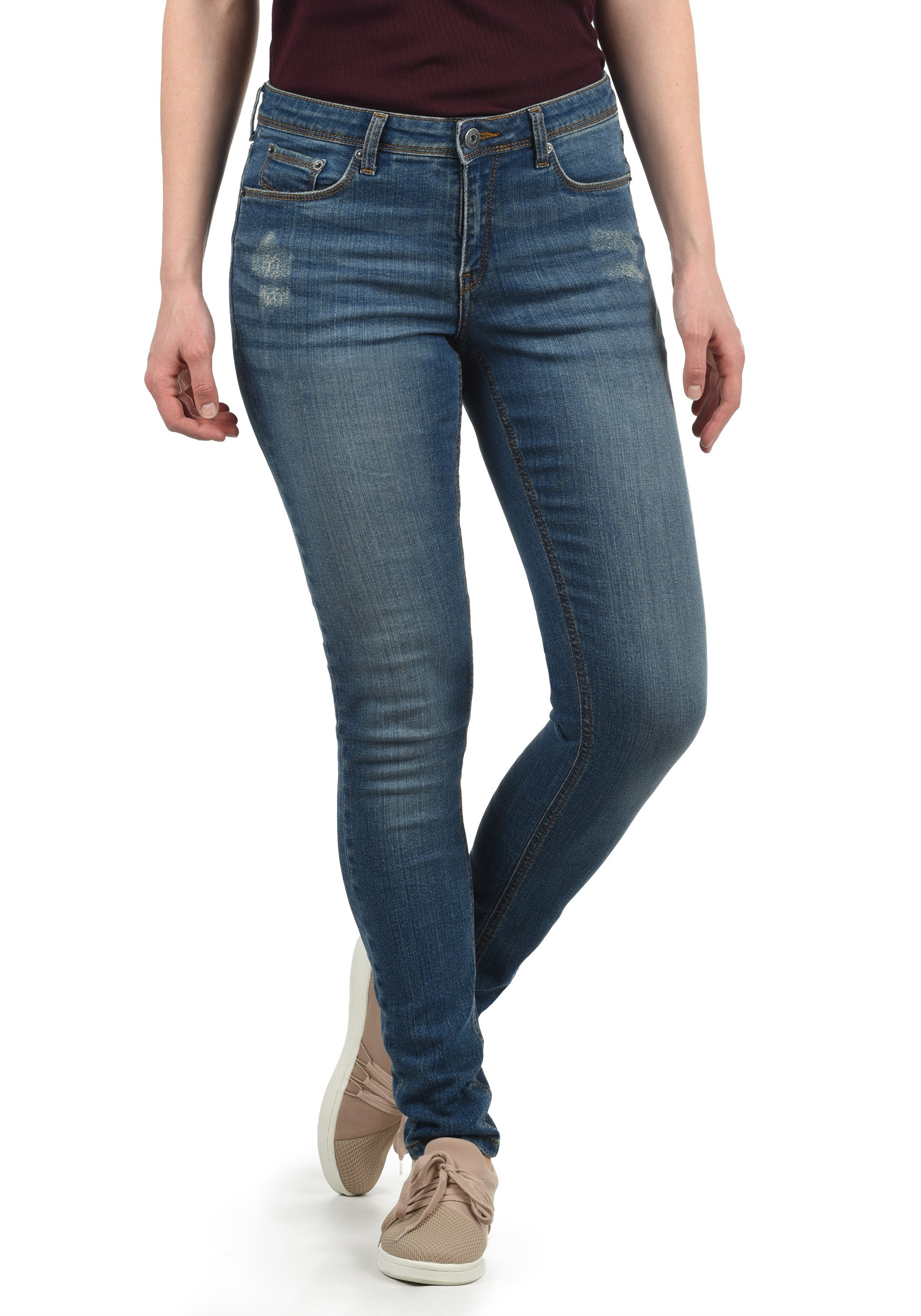 Blend she 5-Pocket-Jeans Adriana Denim Hose in verwaschener Optik