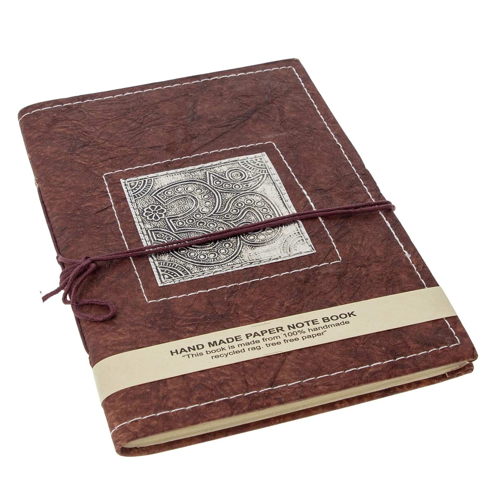 KUNST UND 25x18cm Nachhaltig Notizbuch XL Poesiealbum Tagebuch MAGIE Recycling Tagebuch