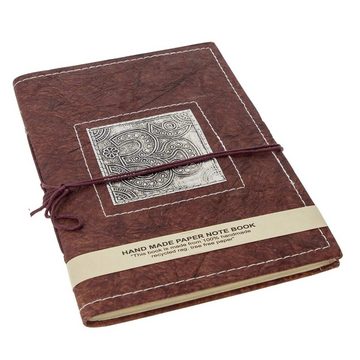 KUNST UND MAGIE Tagebuch Tagebuch Poesiealbum Nachhaltig Recycling Notizbuch 25x18cm XL