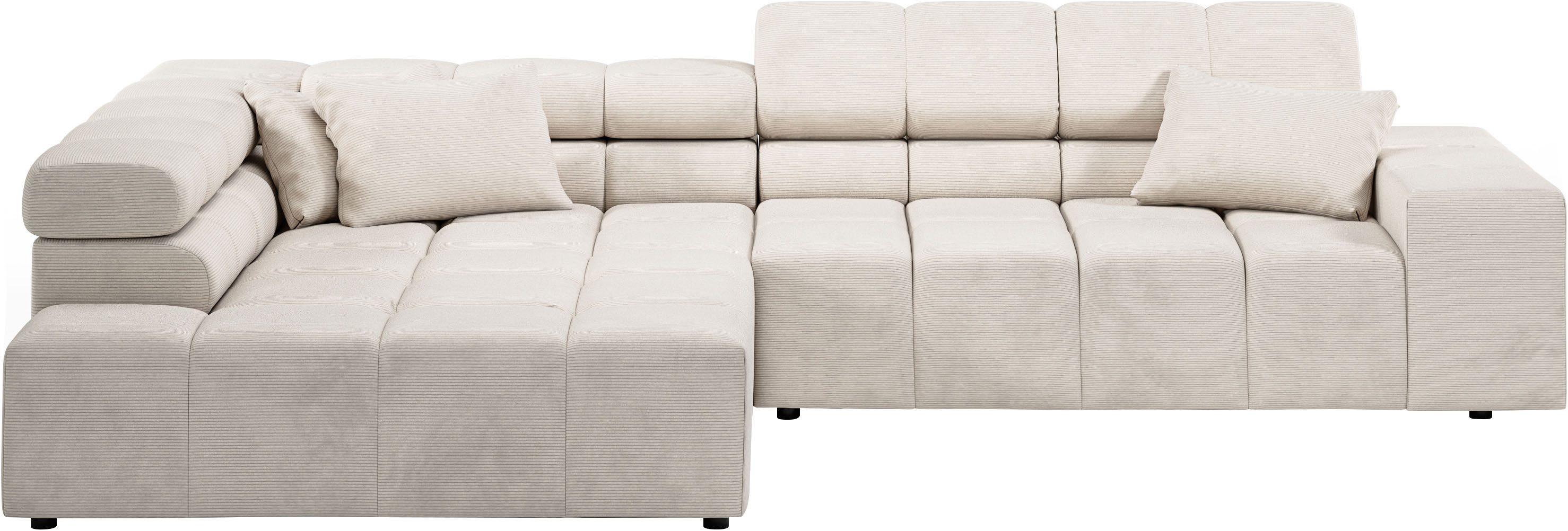 INOSIGN Ecksofa Ancona incl. Kopfteilverstellung, OTTOs günstig online kaufen