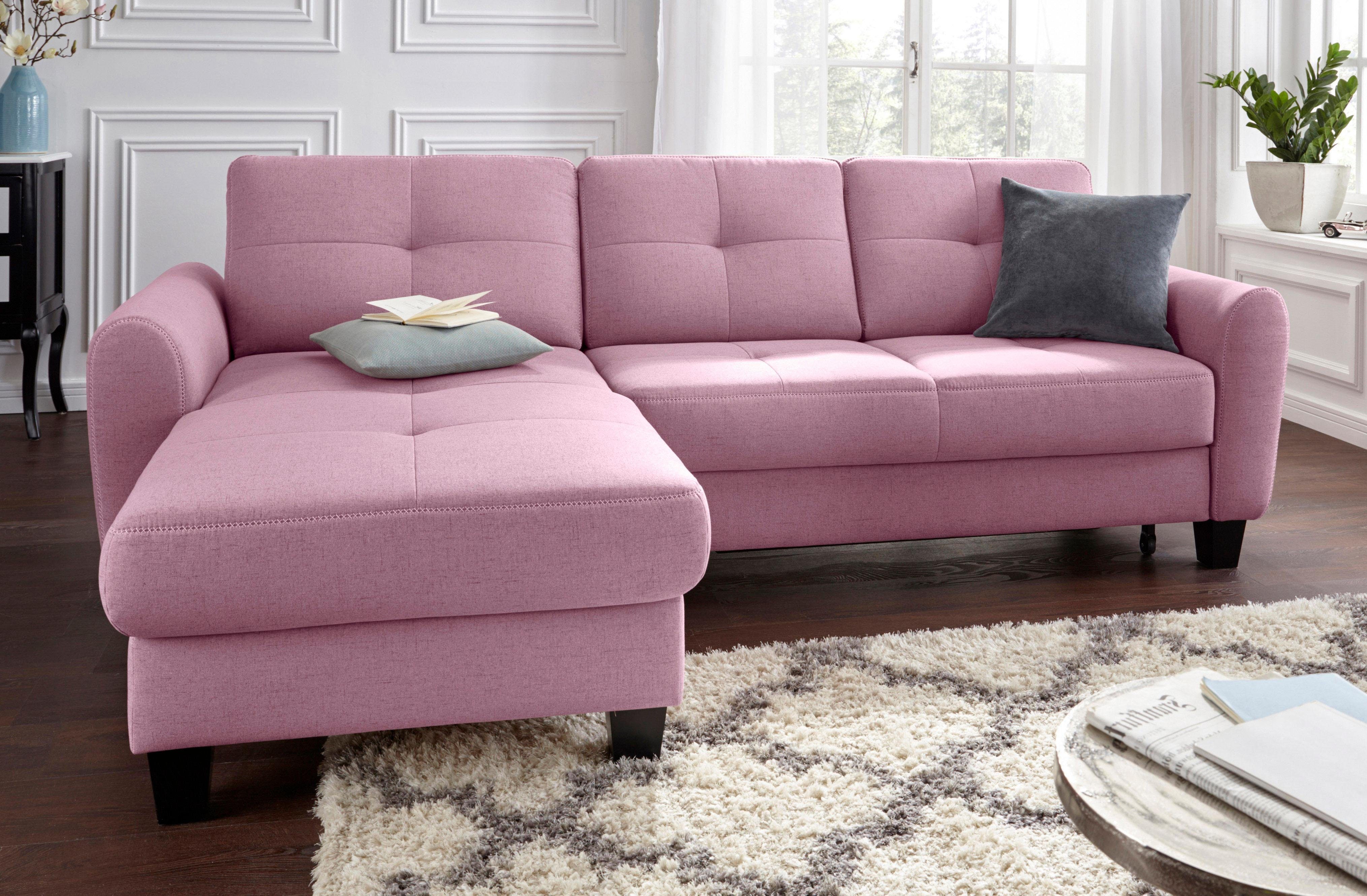sit&more Ecksofa Varese L-Form, mit Federkern, günstig online kaufen