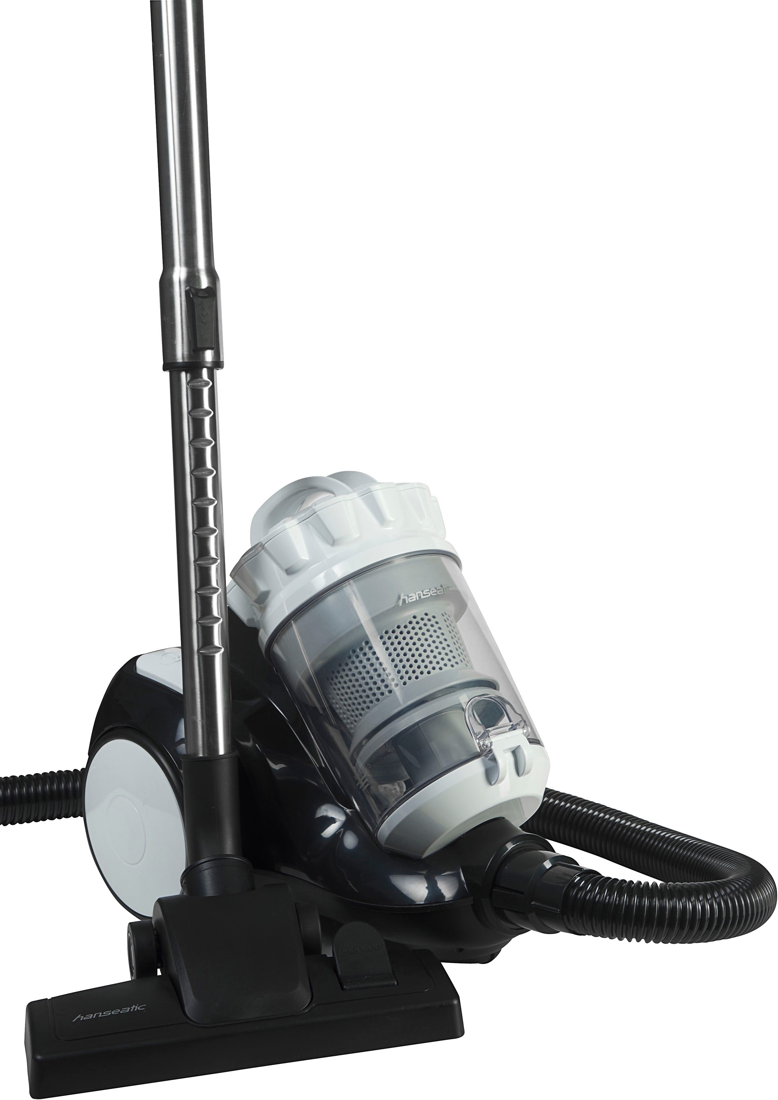 Hanseatic Bodenstaubsauger Edition 20-CJ132WT-060, hohe Saugkraft dank Zyklonentechnologie, 600 W, beutellos, 600 W Leistung, beutelloses System