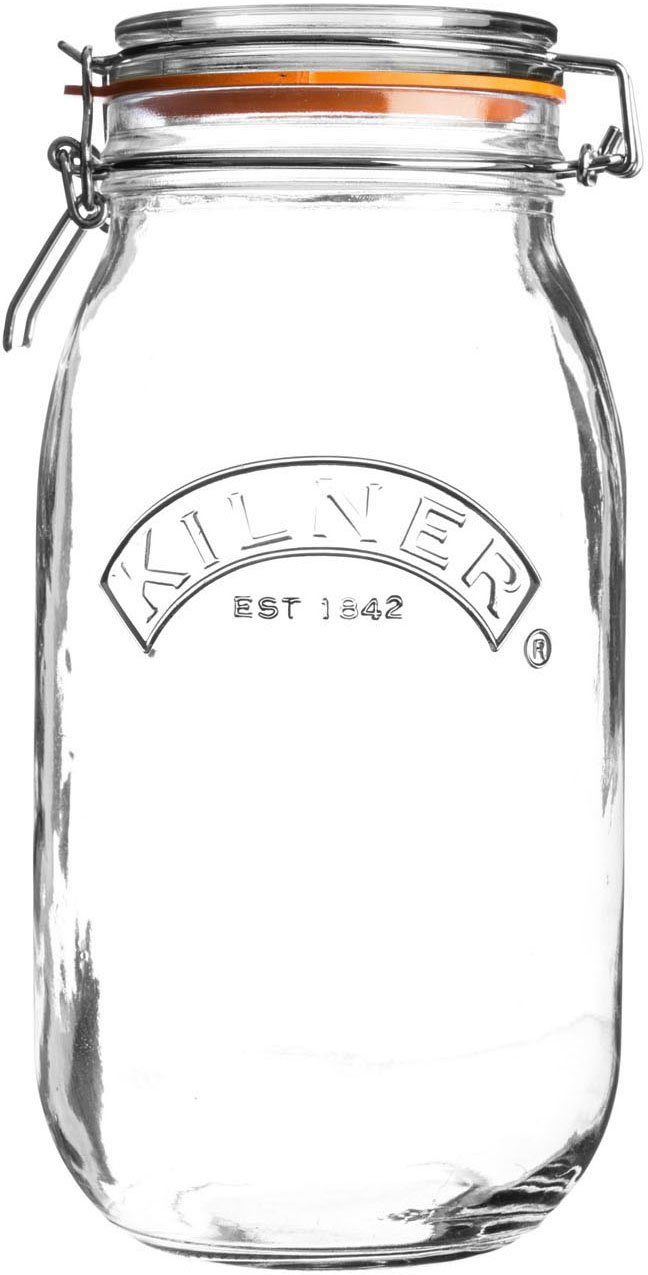 KILNER Einmachglas, (1-tlg), Glas, Liter 3
