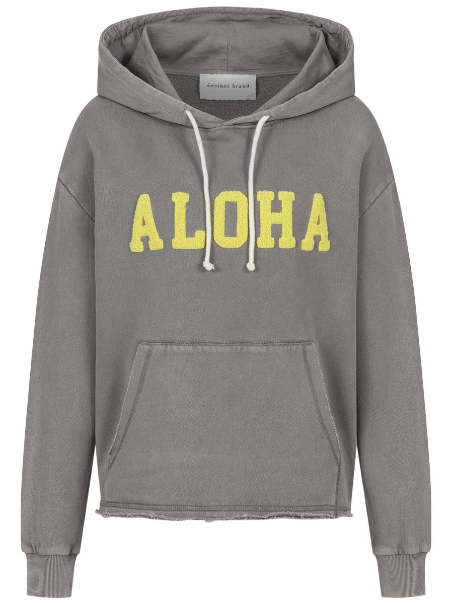 another brand Kapuzensweatshirt Hoodie Aloha große Aloha Loop embroidery