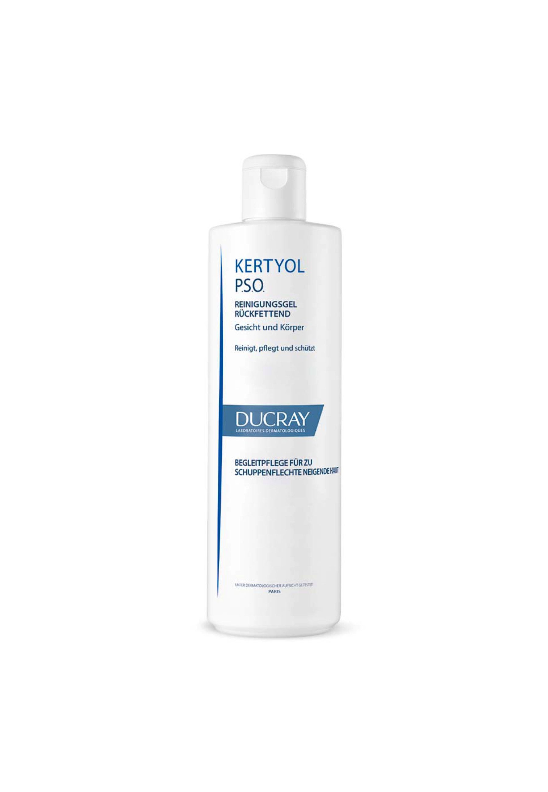 Ducray Körperpflegemittel KERTYOL P.S.O. Rückfettendes Reinigungsgel, lindert Juckreiz & schützt die Haut vor Austrocknung