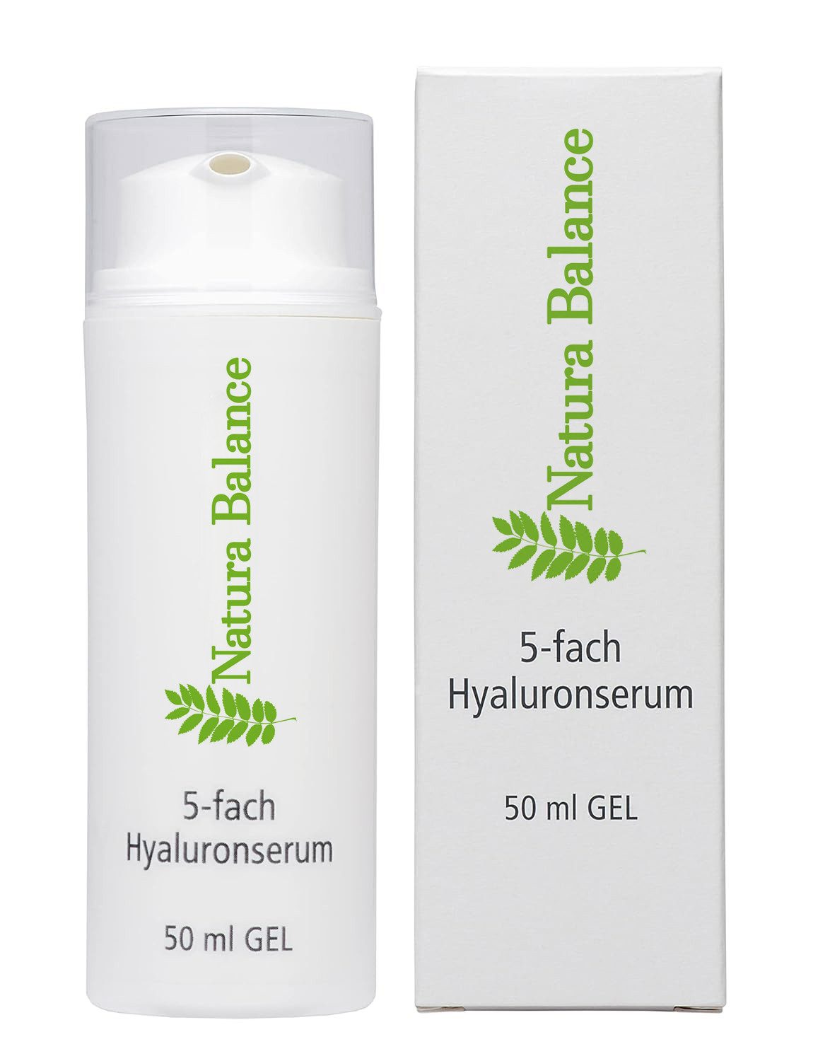 Natura Balance Gesichtspflege 5fach Hyaluron Hyaluronsäure Gel 50ml Gesicht Falten, 5 fach Hyaluron
