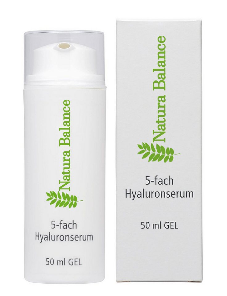 Natura Balance Gesichtspflege 5fach Hyaluron Hyaluronsäure Gel 50ml Gesicht Falten, 5 fach Hyaluron