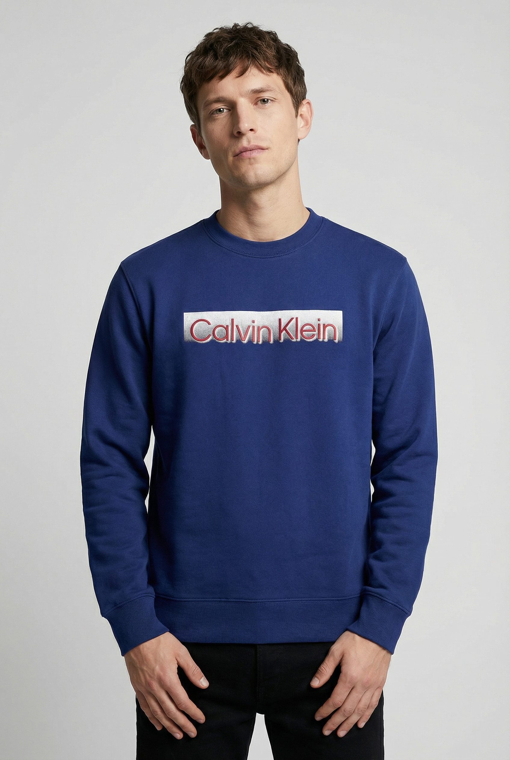 Calvin Klein Sweatshirt EU SPORTSWEAR GRAPHIC CREWNECK Regular fit mit Logodruck