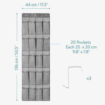 Navaris Schuhregal Hängeorganizer Hängaufbewahrung für Schuhe - Ordnungssystem Hängeregal, 1-tlg.