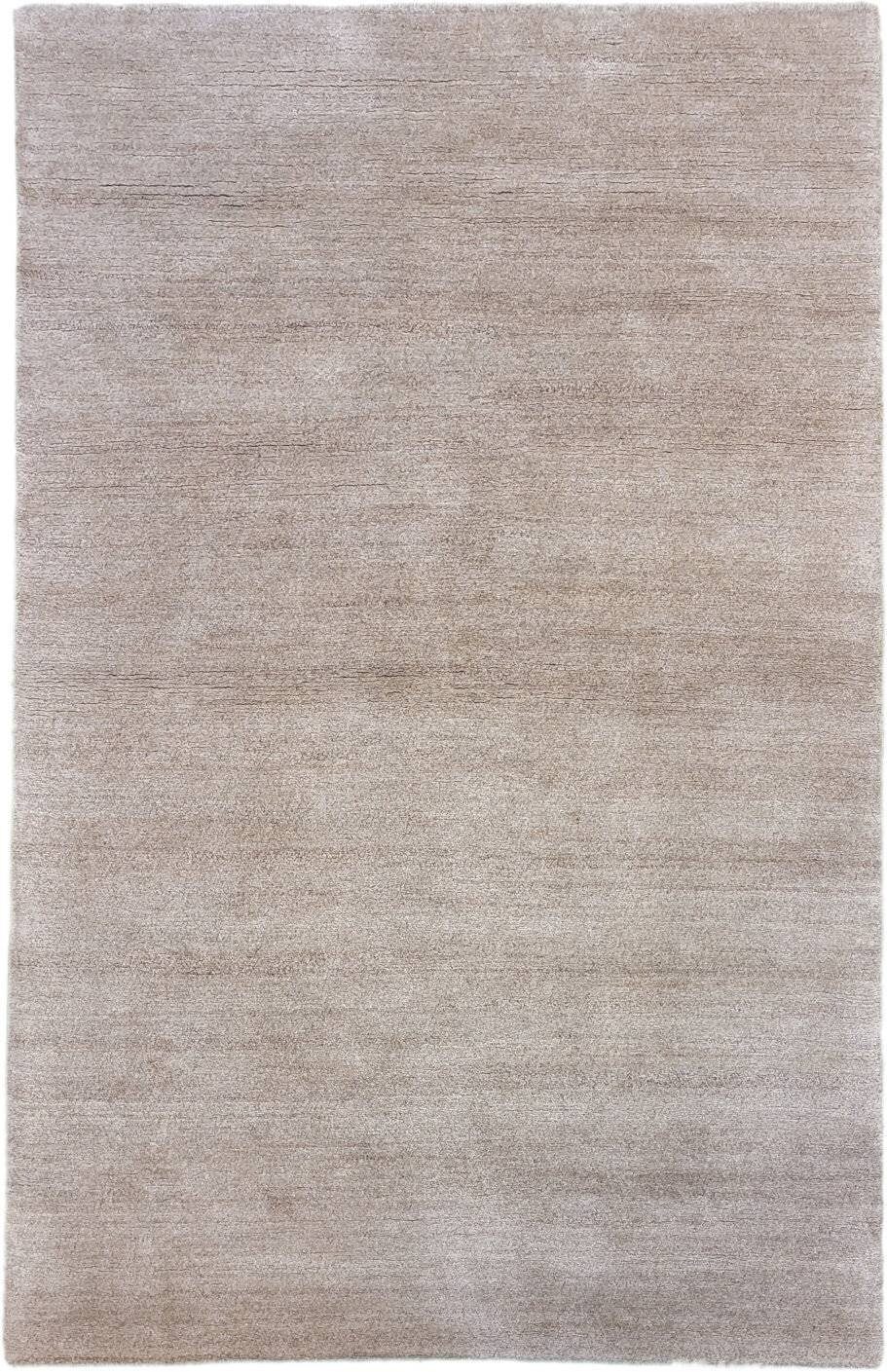 Rug Studios Teppich KHANGRI UNI, Rechteckig, Höhe: 17 mm, Handgeknüpft, 40 x 60 cm, sand