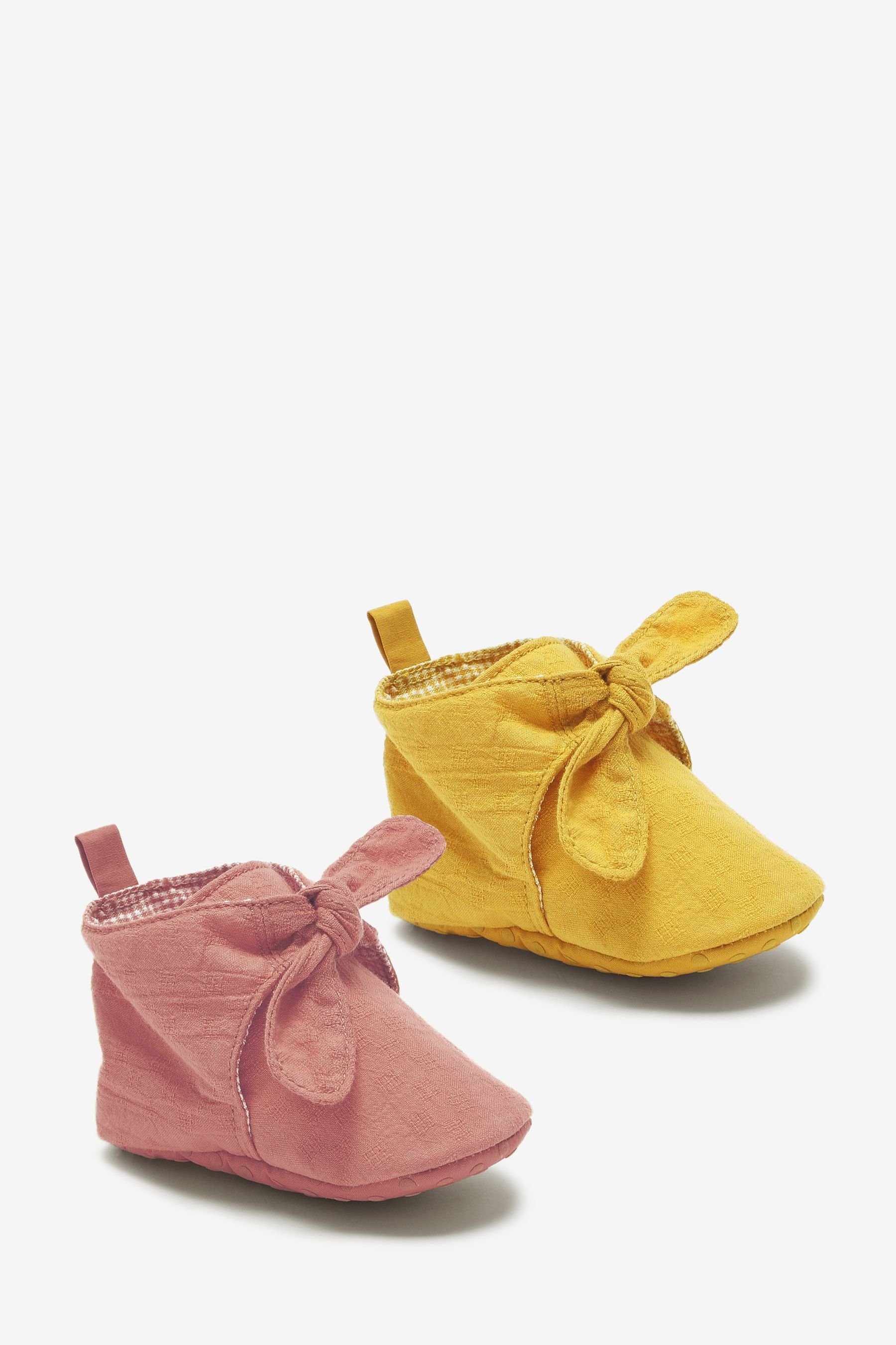 Next »Baby-Stiefelchen aus Baumwolle, 2er-Pack« Babystiefel (2-tlg) online  kaufen | OTTO