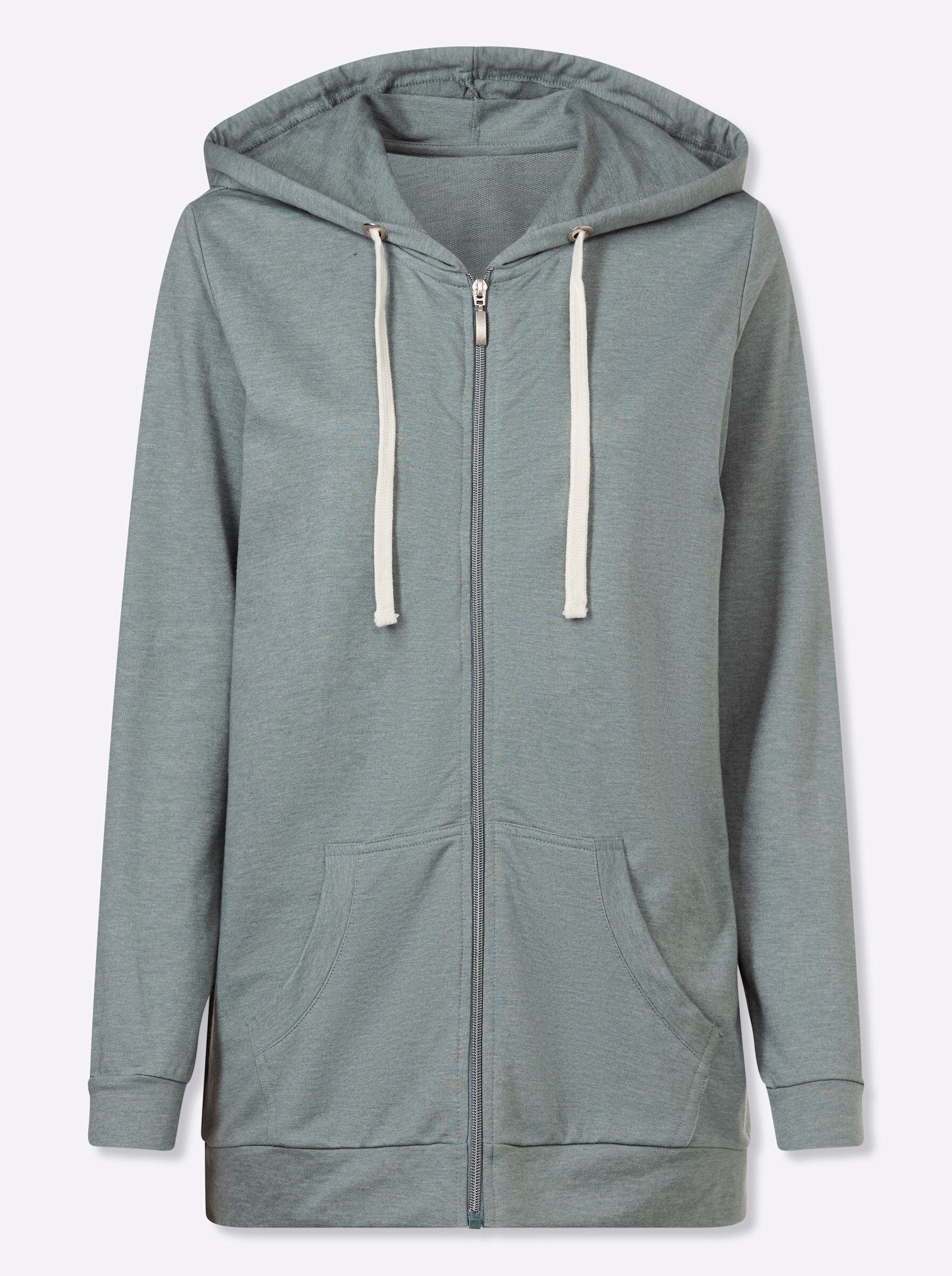 Sieh an! Shirtjacke Sweatjacke Langarm