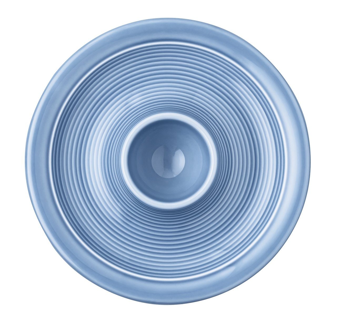 Thomas Porzellan Eierbecher Trend Colour Arctic Blue Eierbecher m. Ablage 14cm, Eierbecher