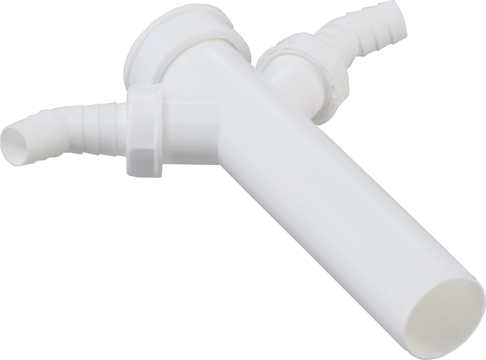 TG Kunststoffverarbeitung GmbH Anschlussgarnitur Verstellrohr mit 2 Geräteanschlüssen 1 1/2" x 40