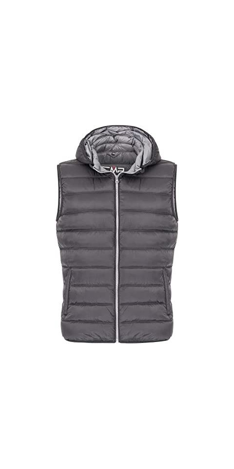 CMP Funktionsweste MAN VEST ZIP HOOD NERO-GRAFFITE