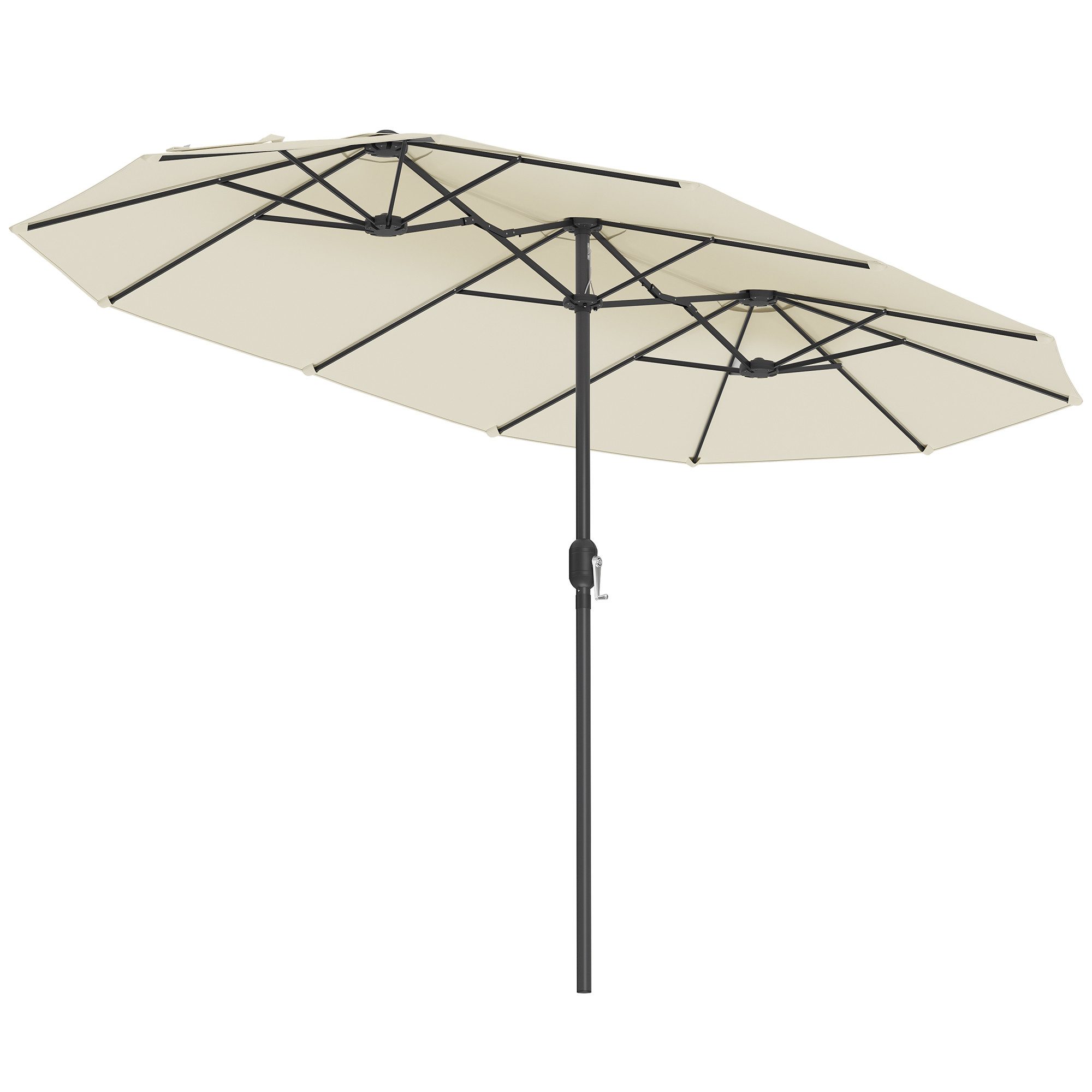 SONGMICS Sonnenschirm, LxB: 394x200 cm, extra günstig online kaufen